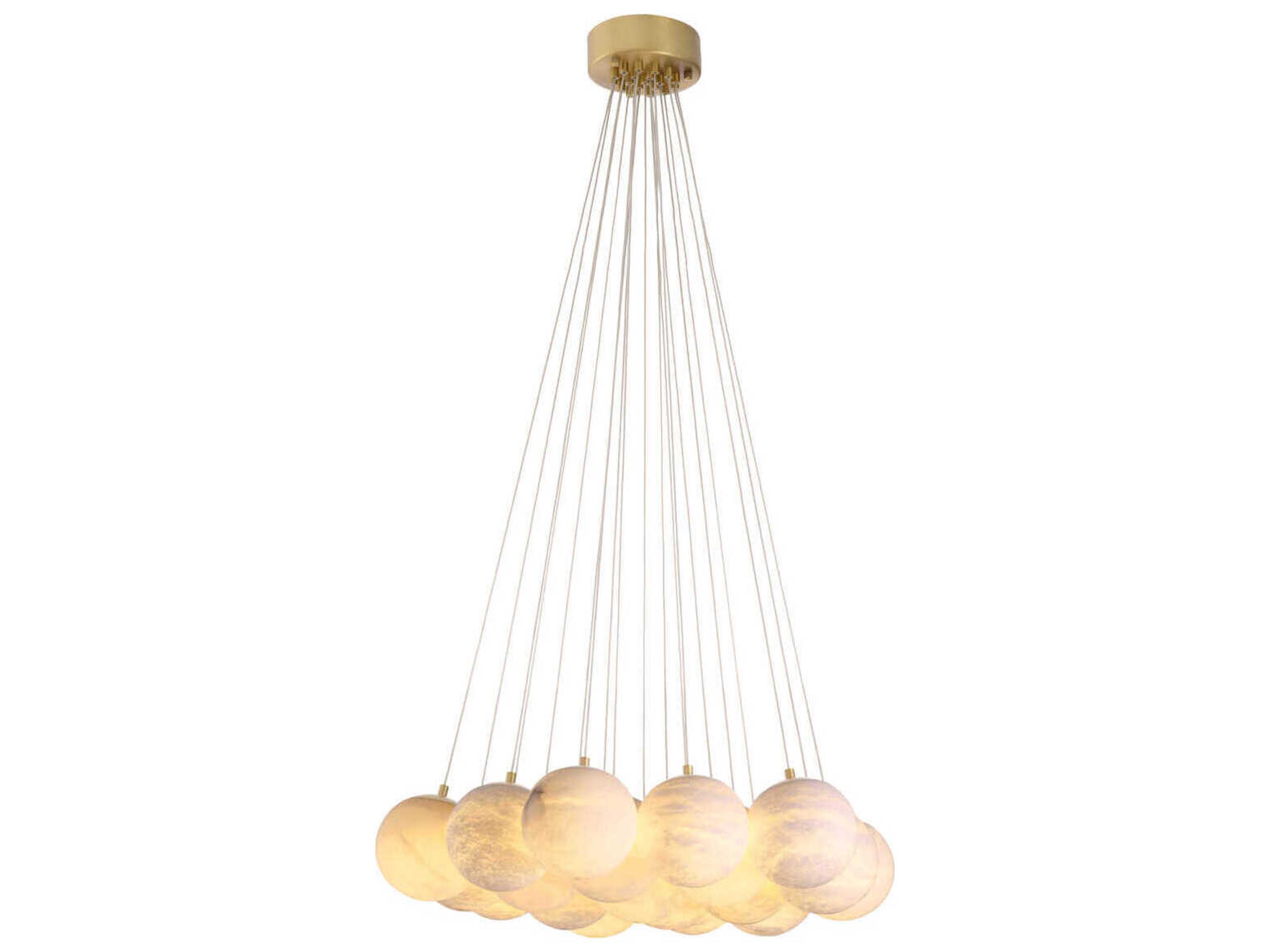 Eichholtz Sphinx L Antique Brass Chandelier