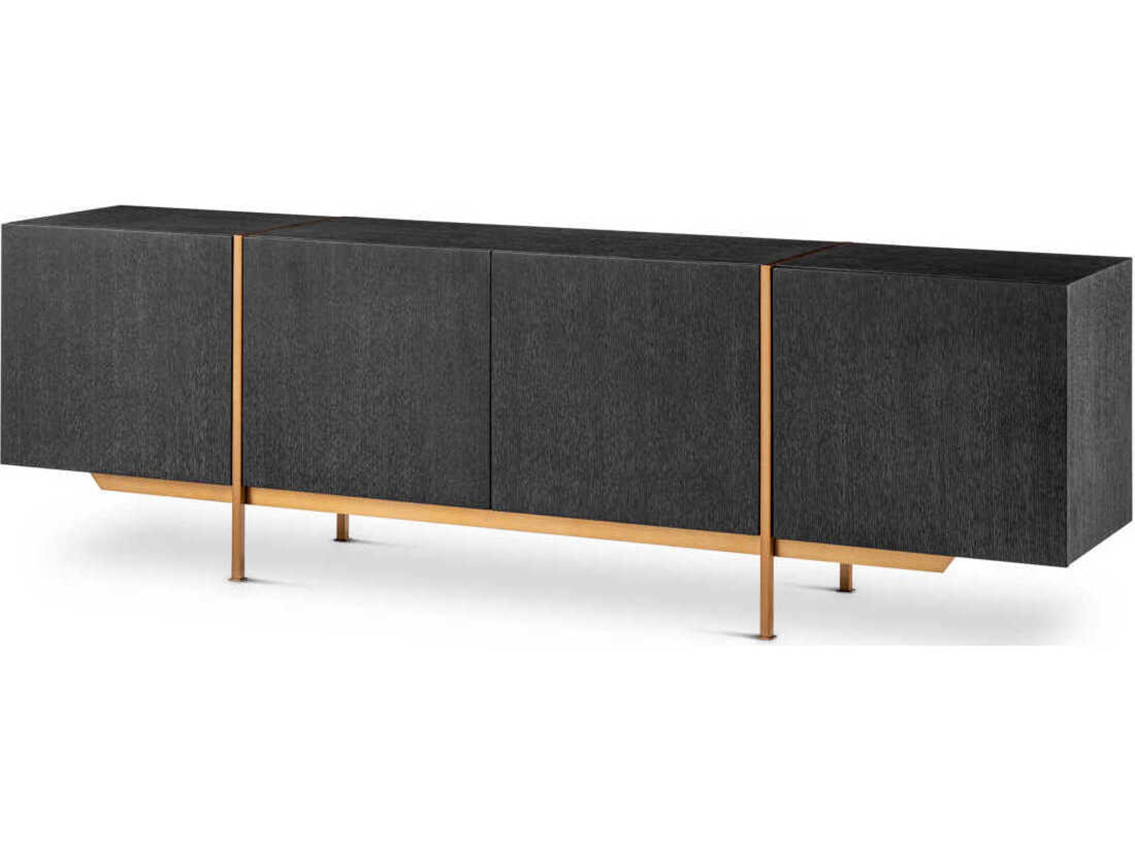 Bazilian Dresser in Charcoal Grey Oak Veneer