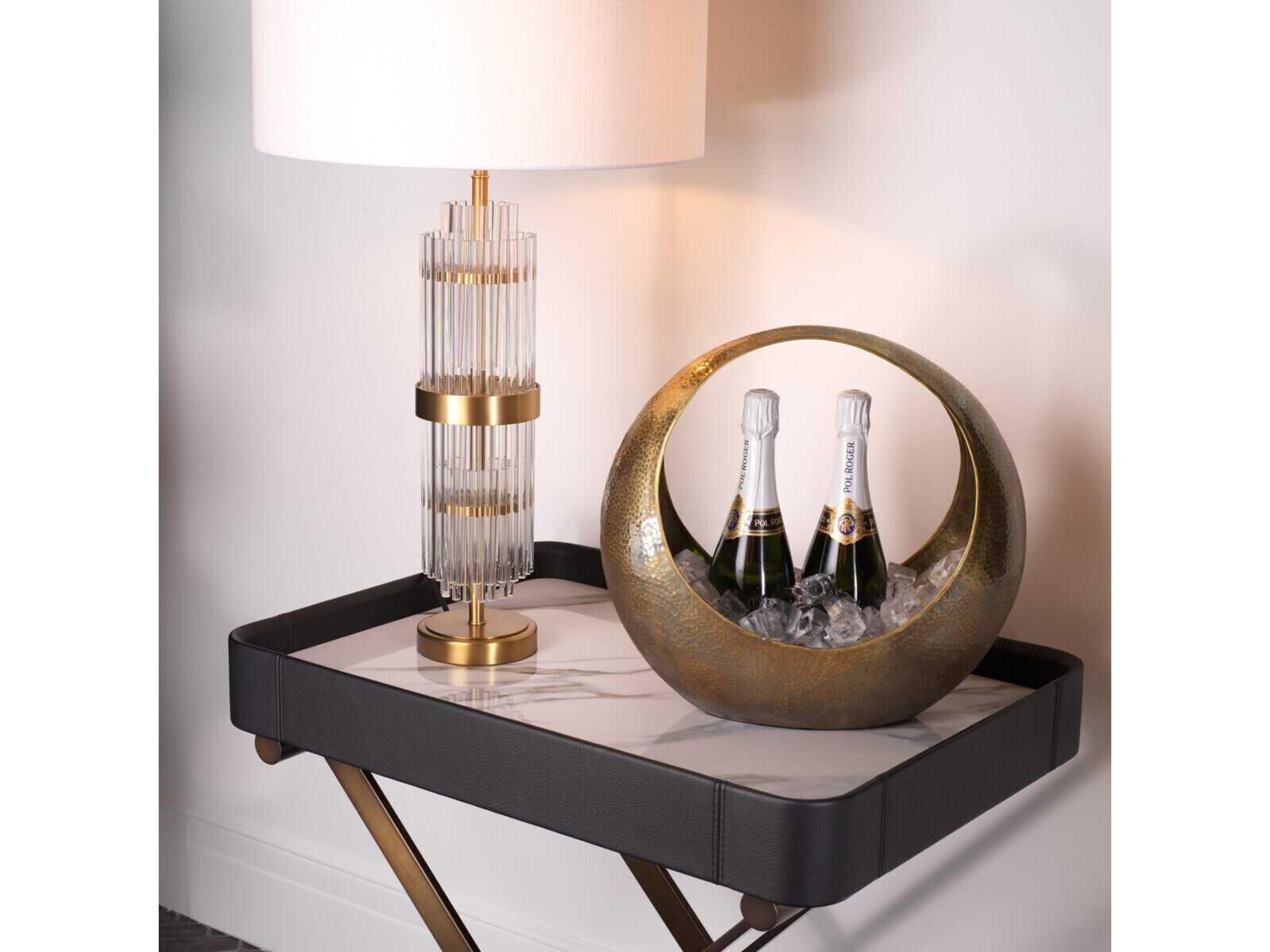 Eichholtz Leung Vintage Brass Wine Cooler