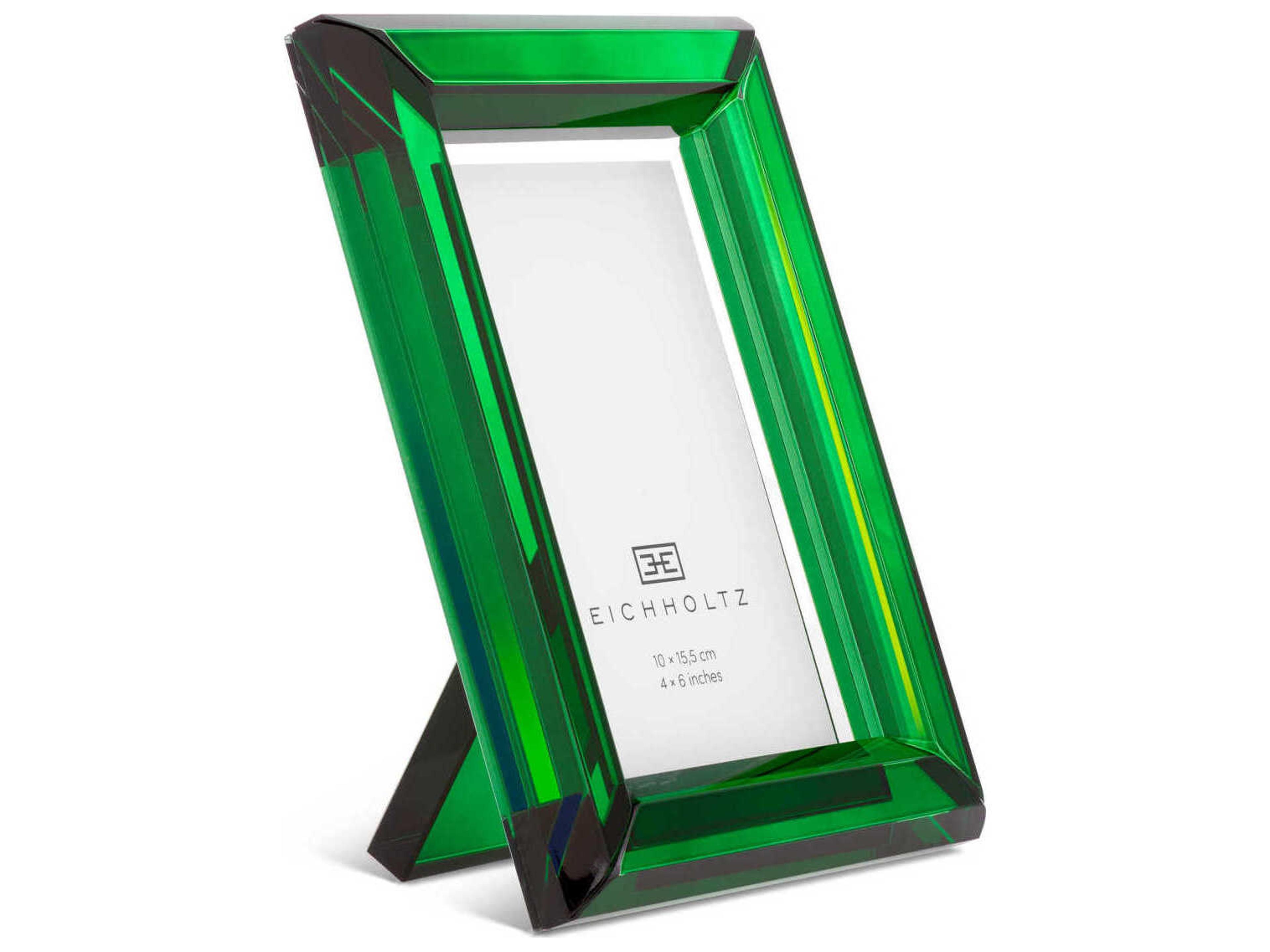 Eichholtz Theory S Green Crystal Glass Set of 2 Picture Frame