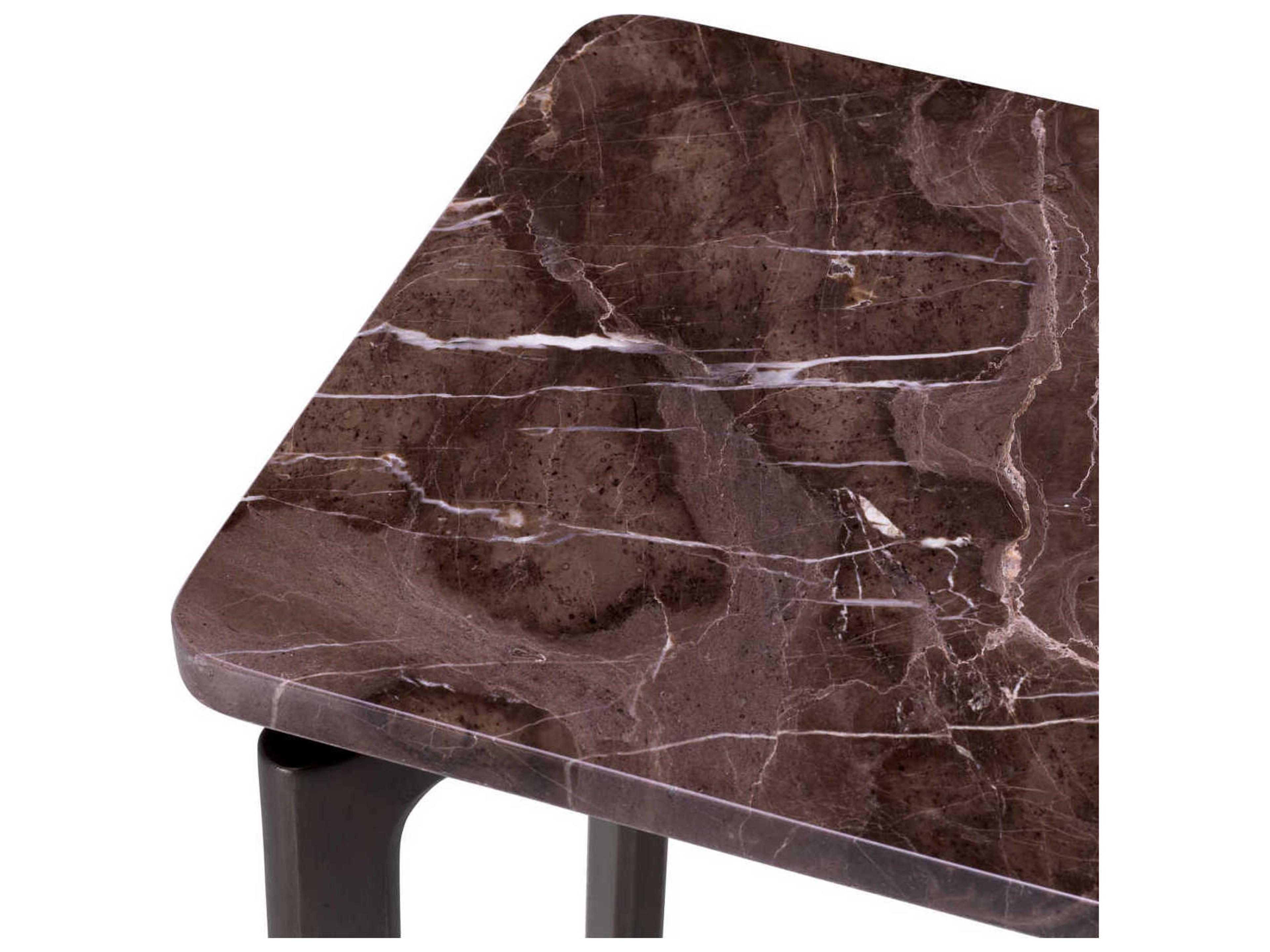 Eichholtz White House Brown Marble Console Table