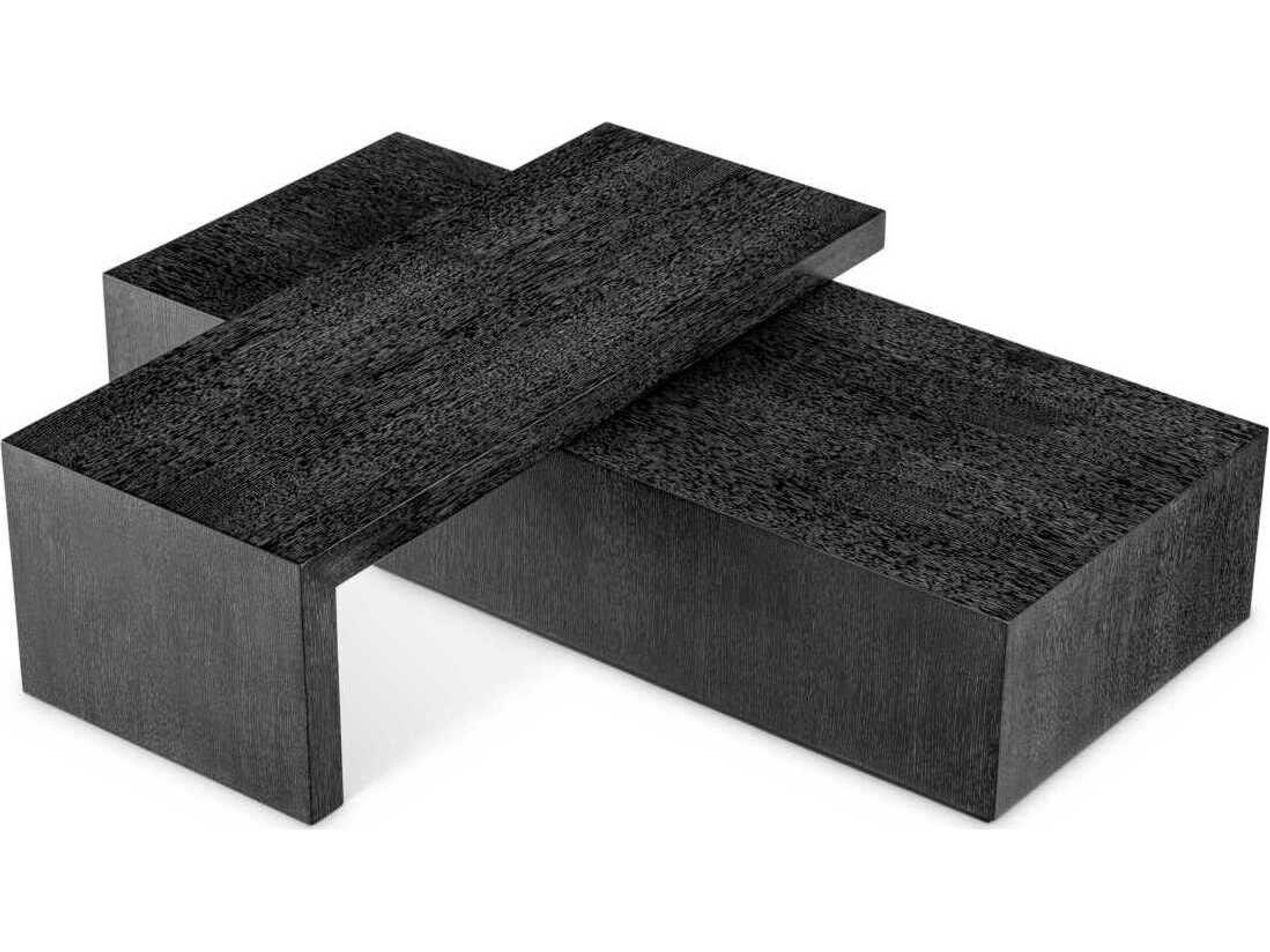 Eichholtz Salento Charcoal Grey Oak Veneer Coffee Table