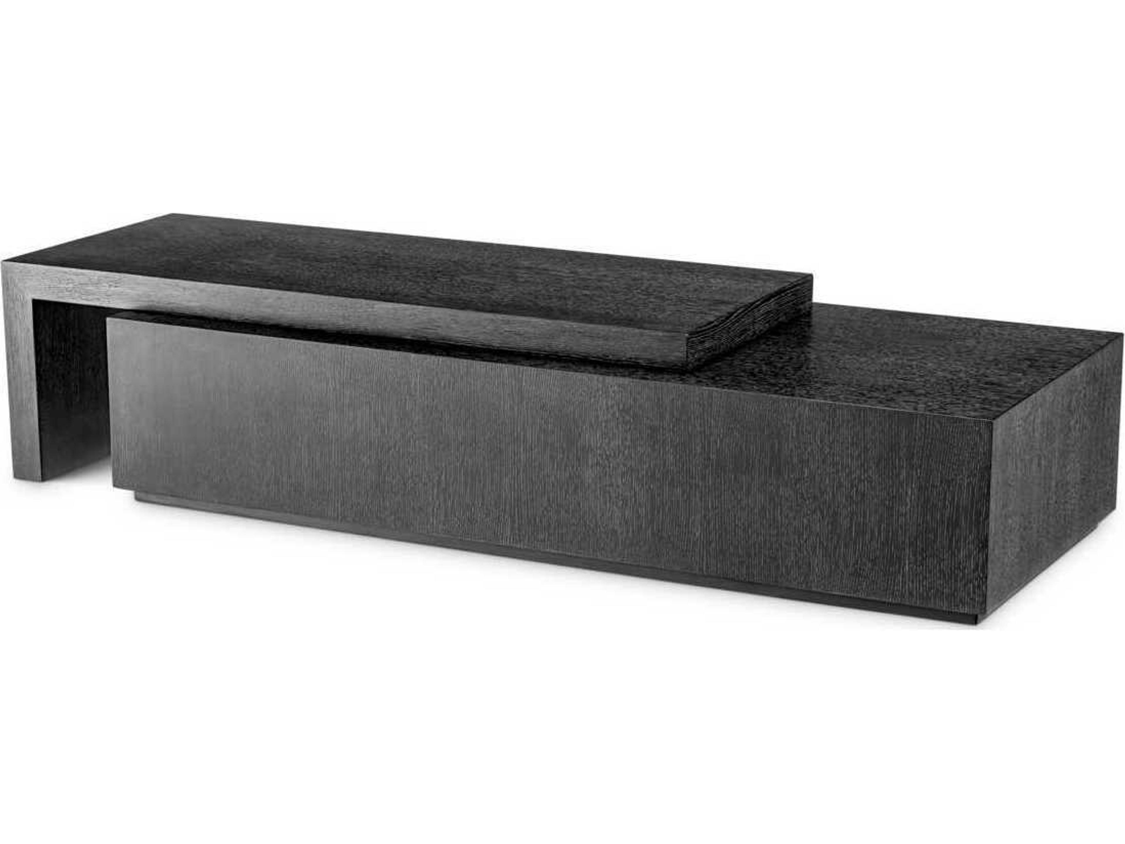Eichholtz Salento Charcoal Grey Oak Veneer Coffee Table