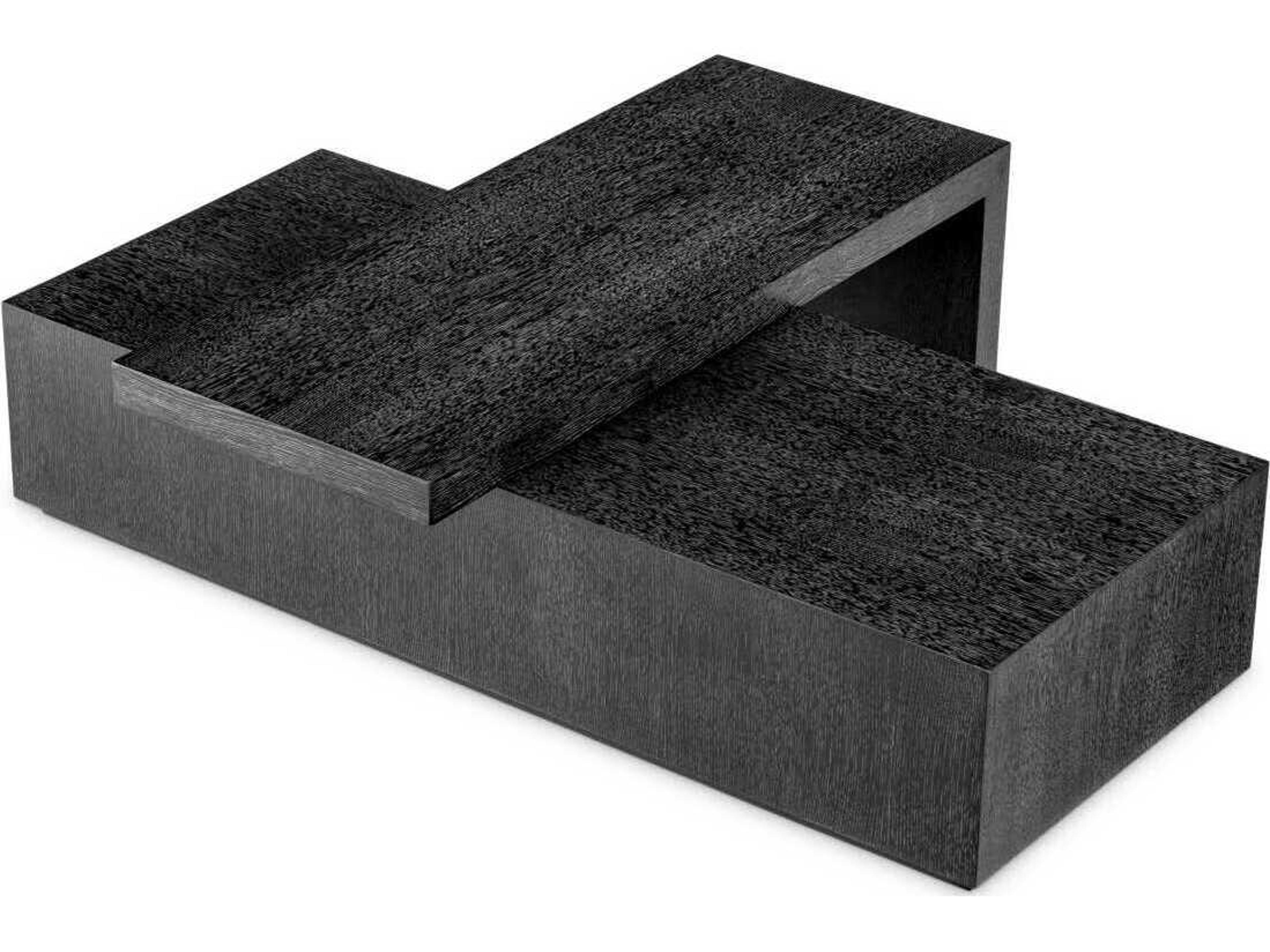 Eichholtz Salento Charcoal Grey Oak Veneer Coffee Table