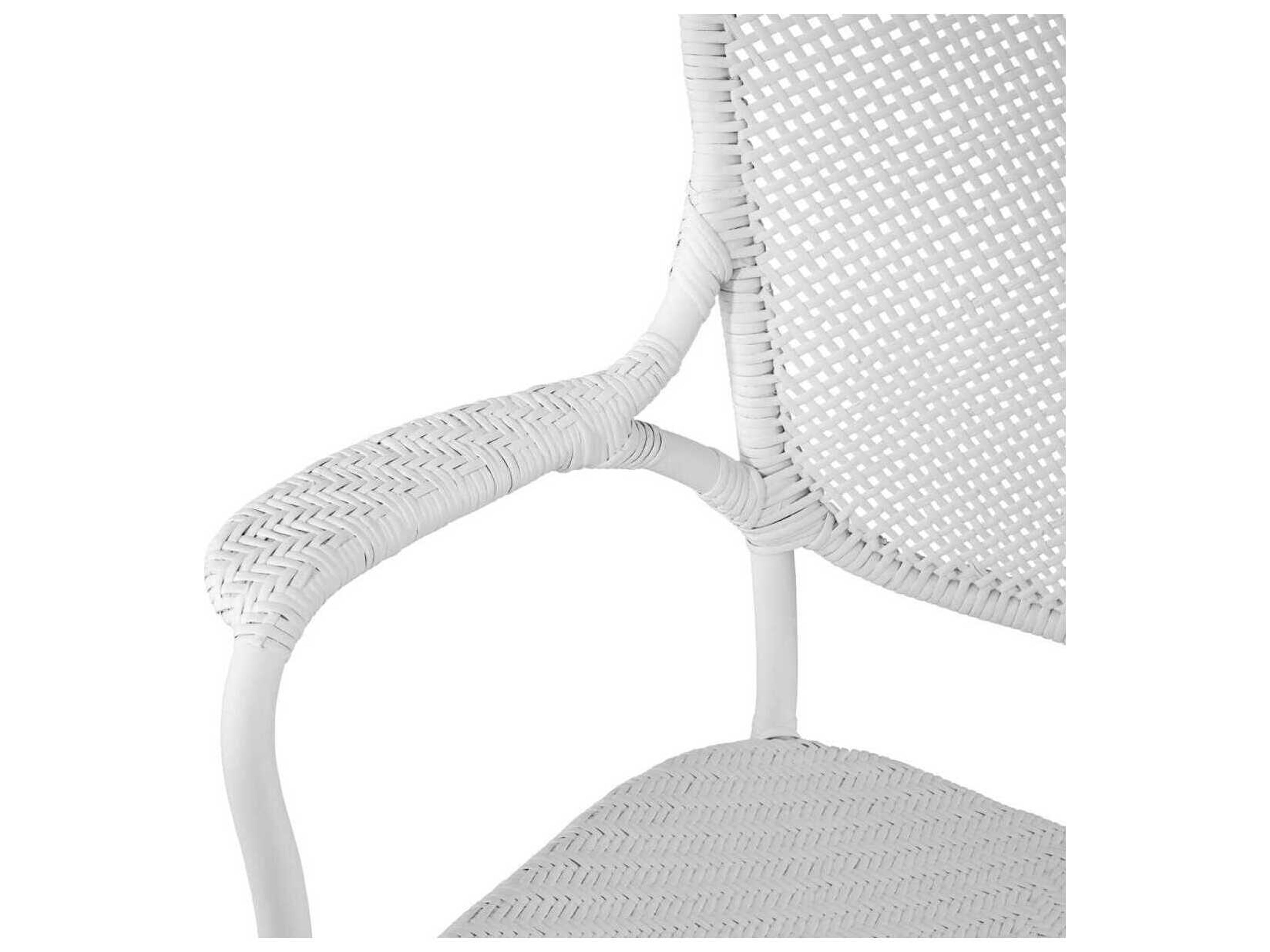 Eichholtz Colony With Arm Matte White Dining Chair
