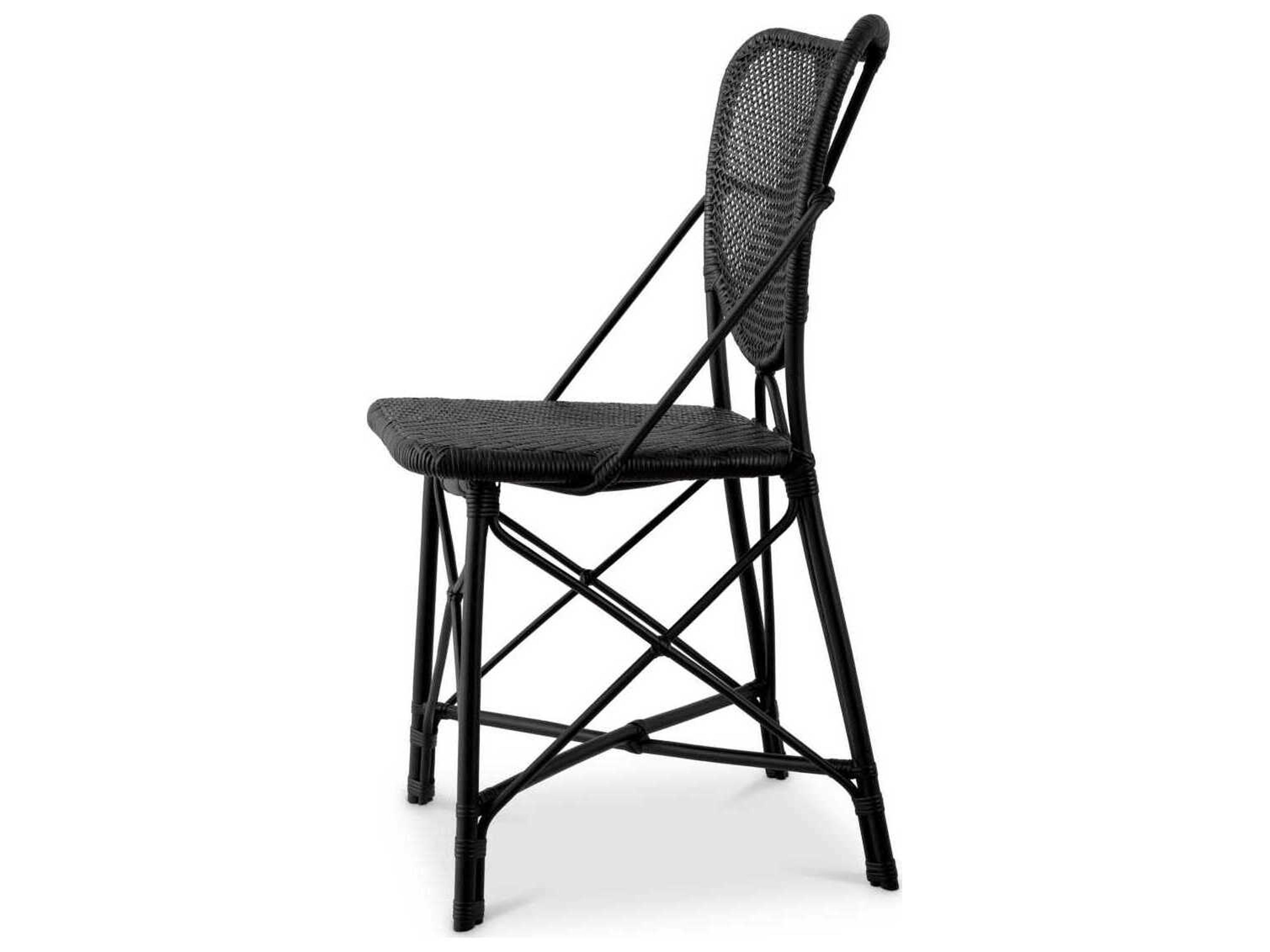 Eichholtz Colony Matte Black Dining Chair