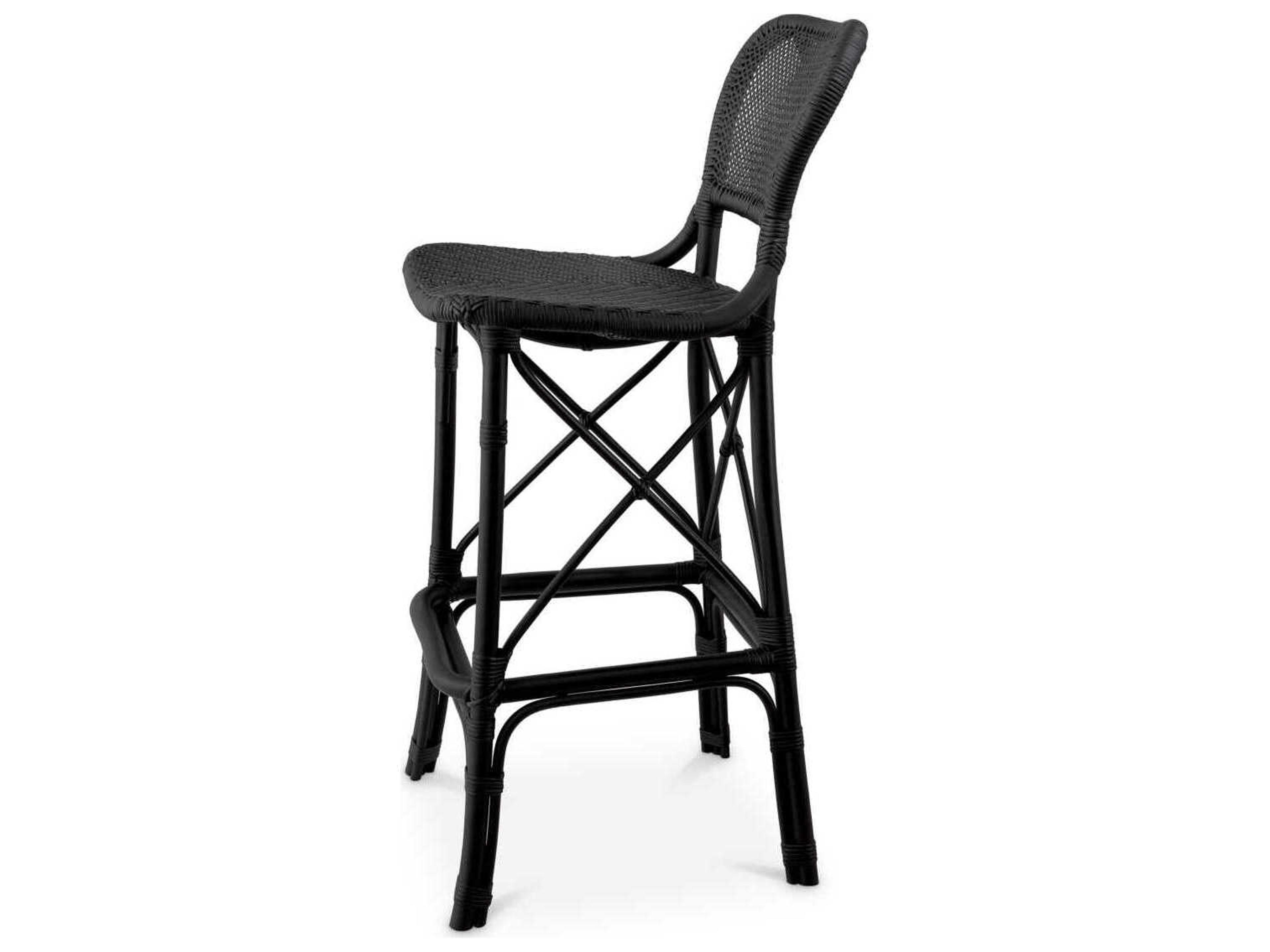 Eichholtz Stool Colony Matte Black Bar