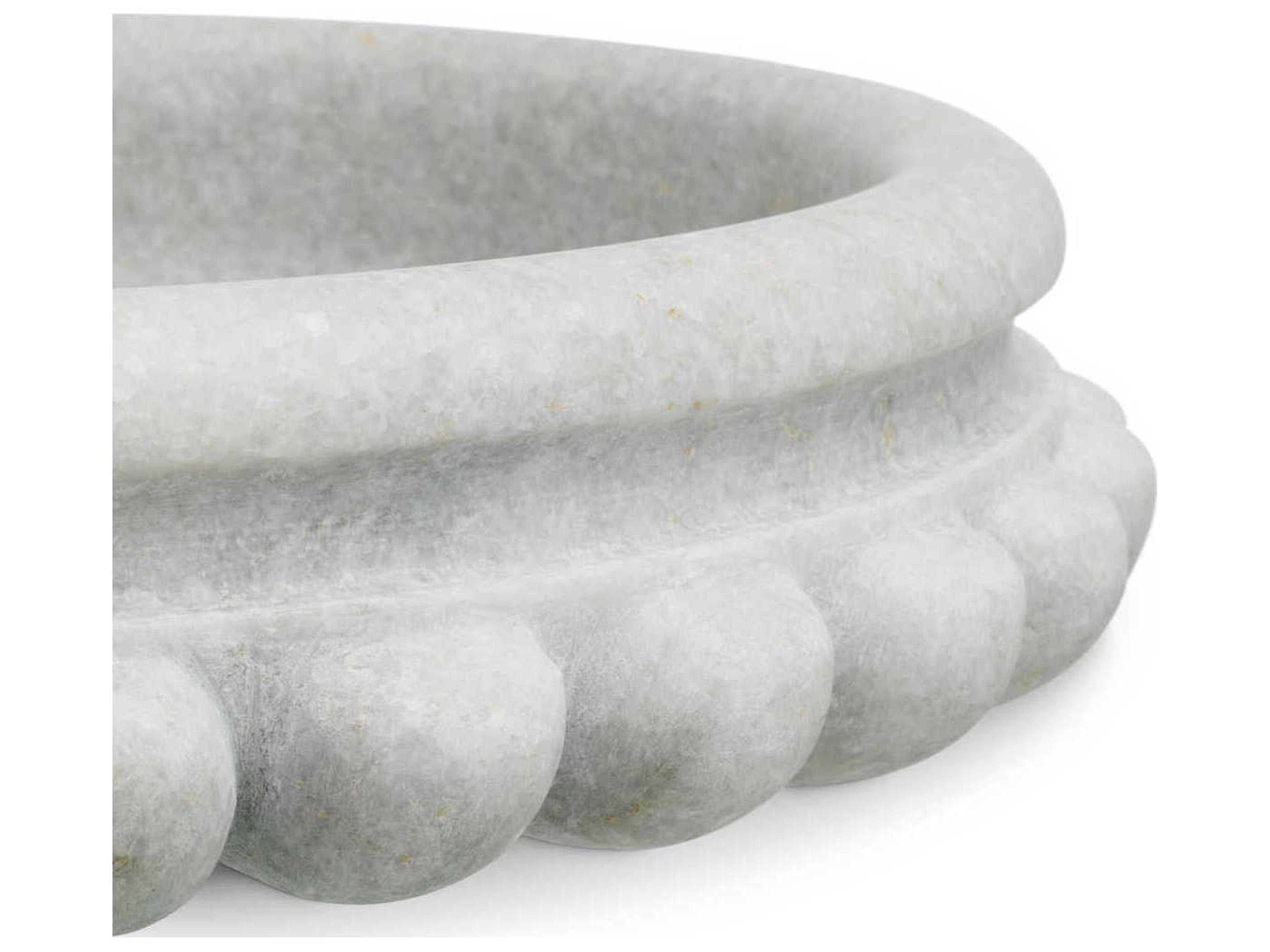 Eichholtz Yerba White Marble Bowl