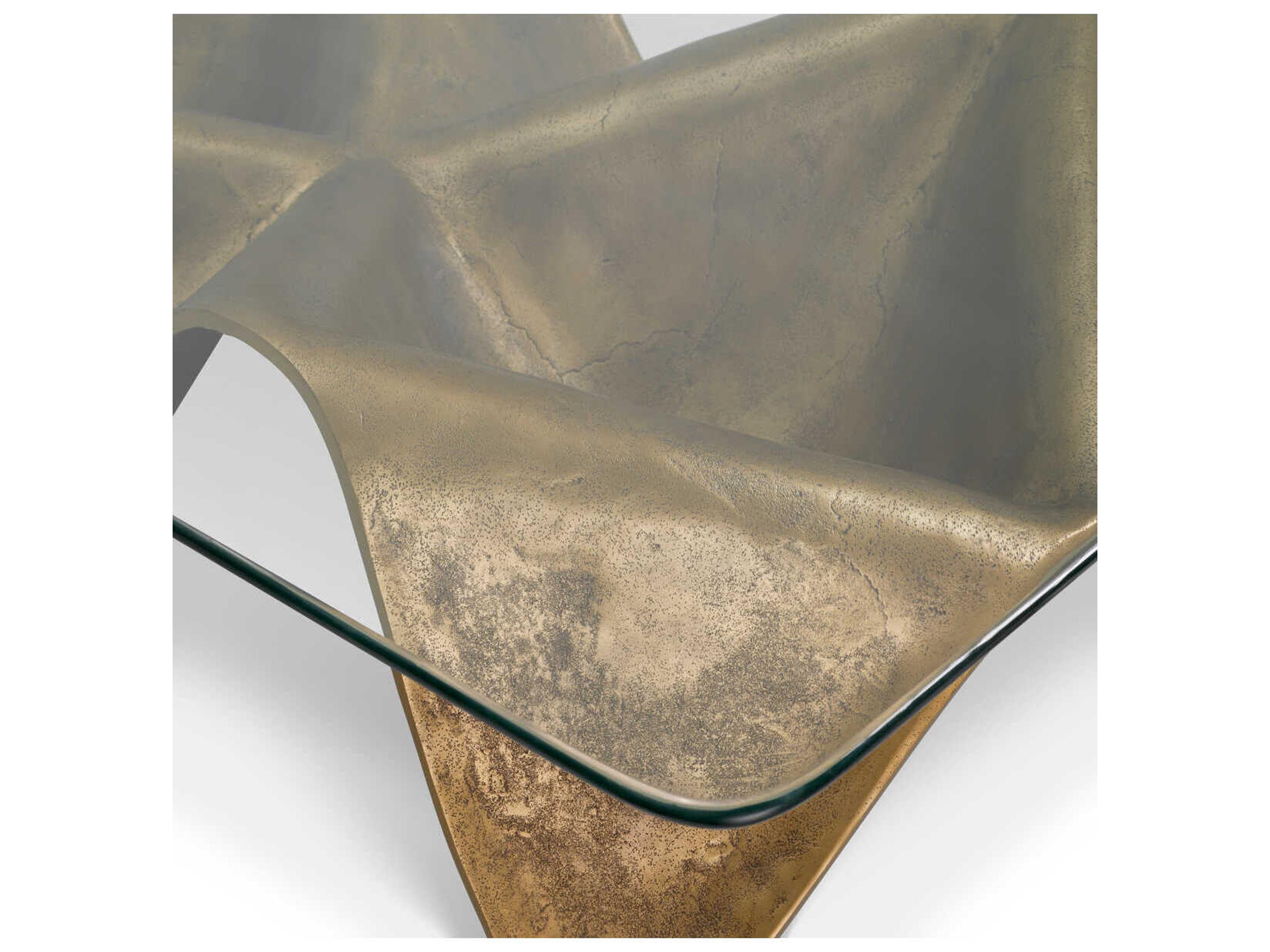 Eichholtz Angelico Vintage Brass Coffee Table