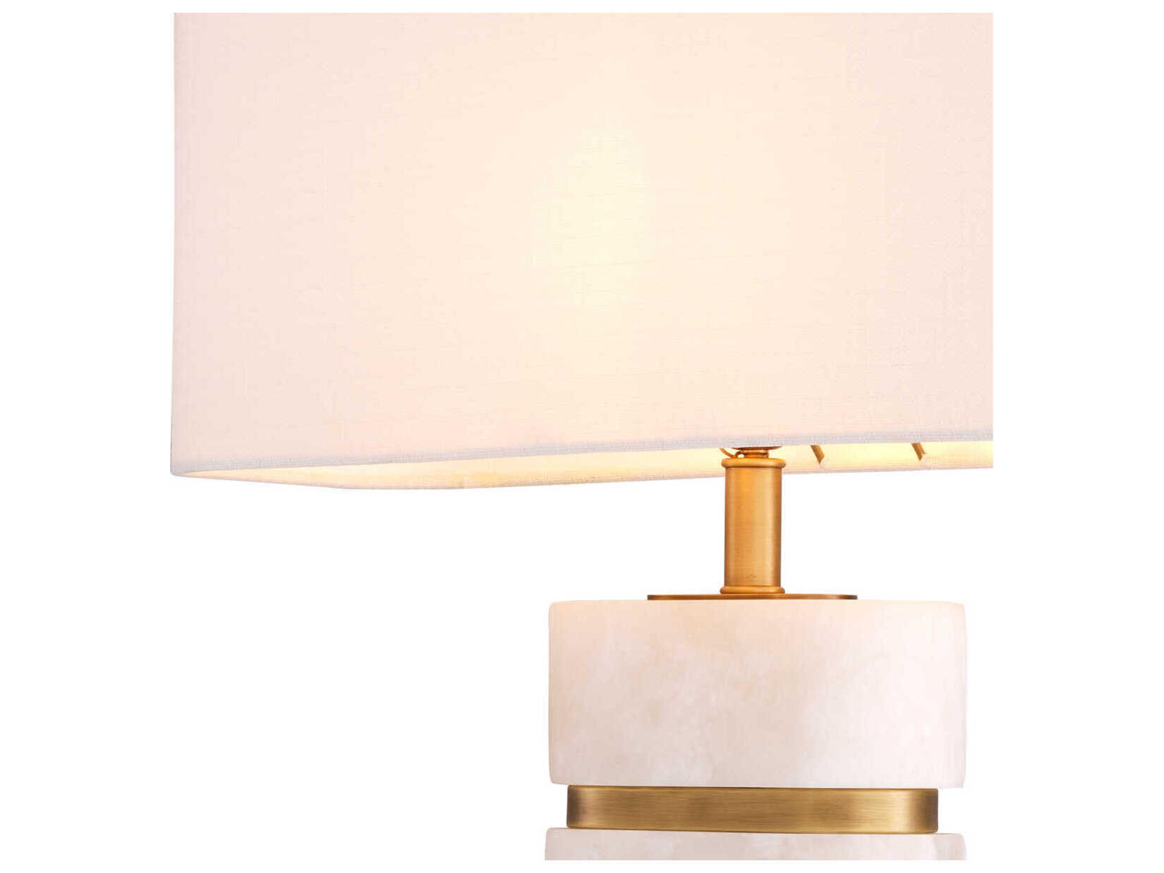Eichholtz Newall Alabaster Incl Shade Table Lamp