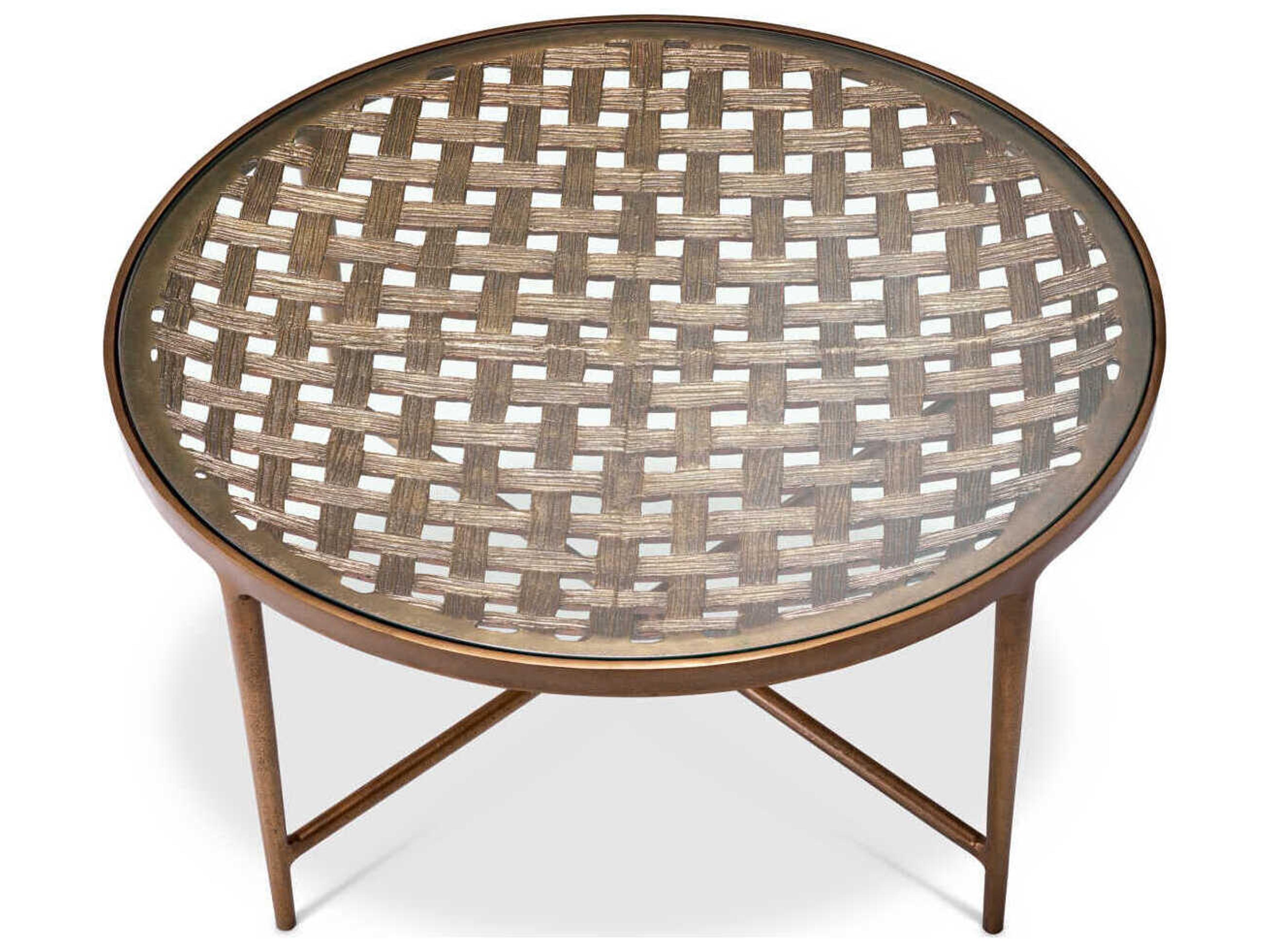 Eichholtz Sorrento Antique Brass Coffee Table