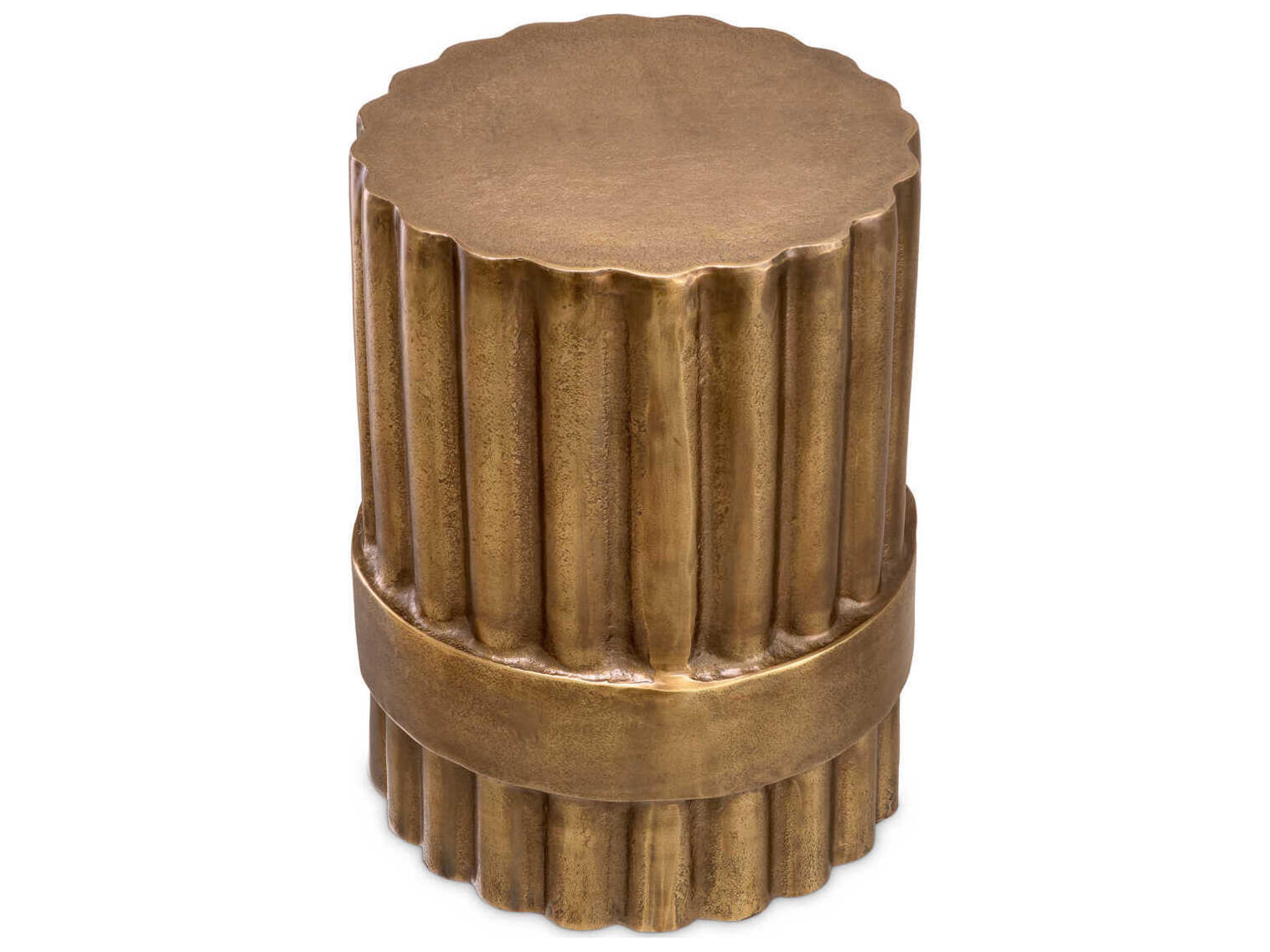 Eichholtz Padua S Antique Brass Side Table