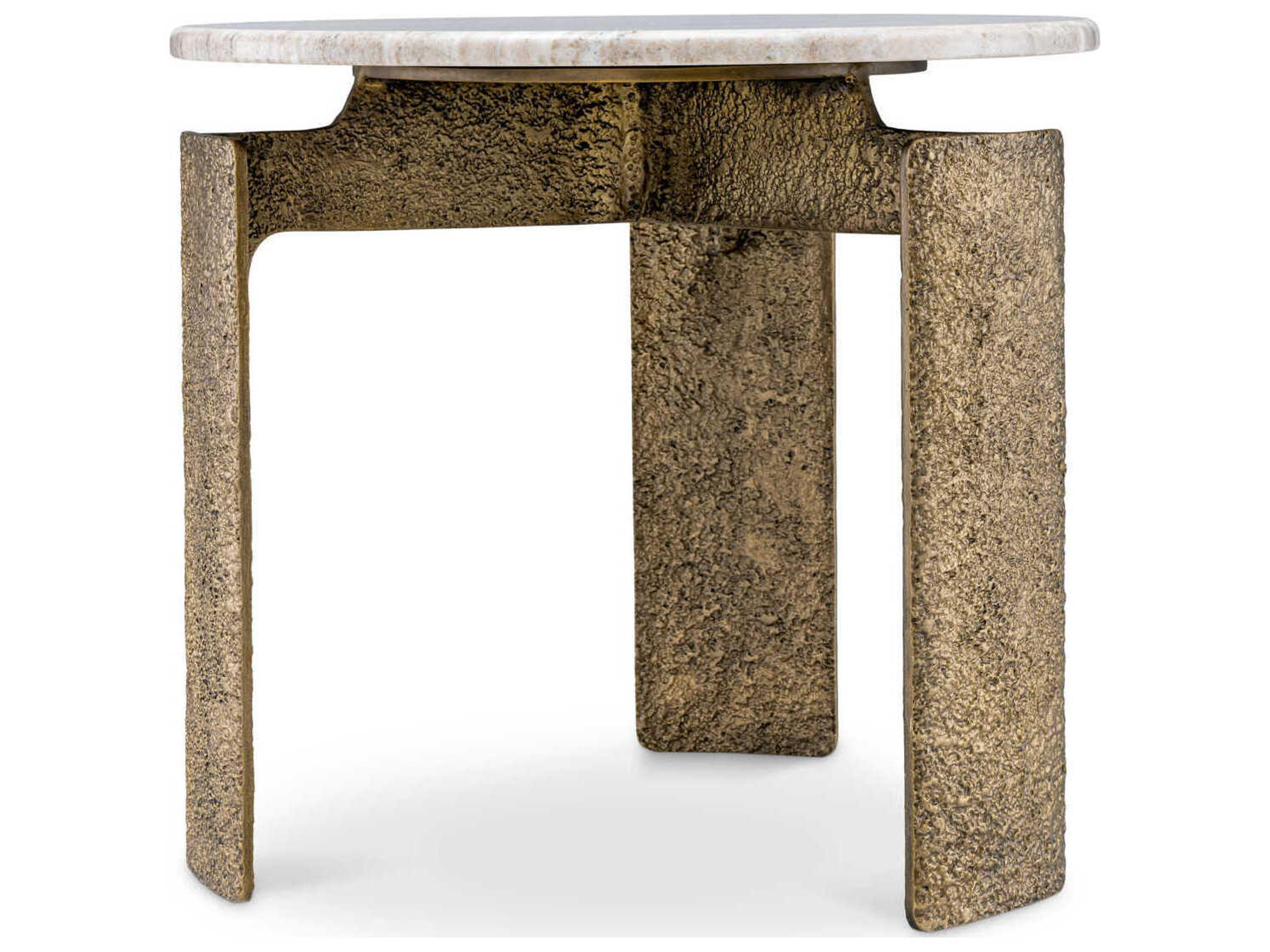 Eichholtz Bodega Antique Brass Side Table