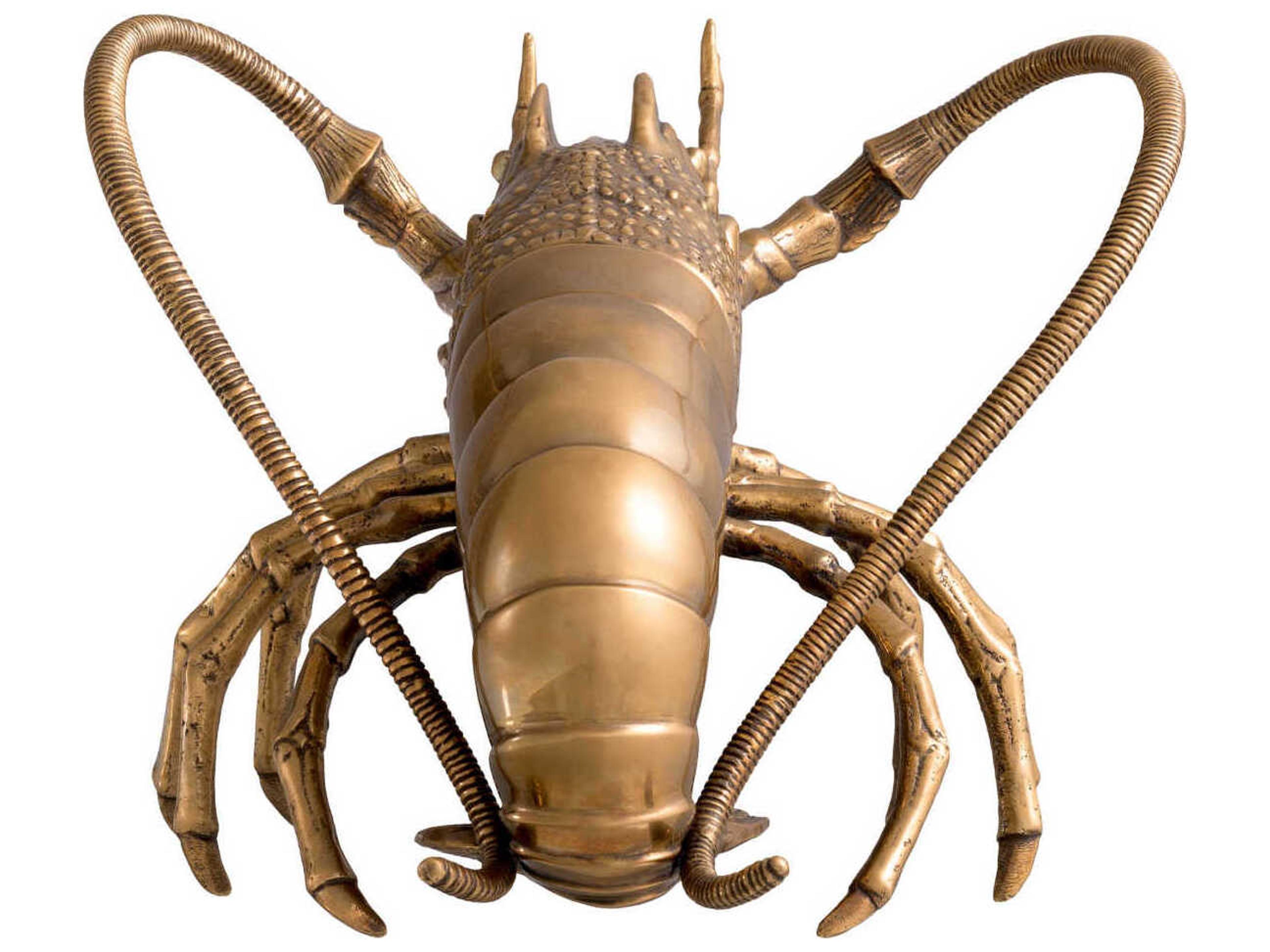 Eichholtz Lobster Vintage Brass Object