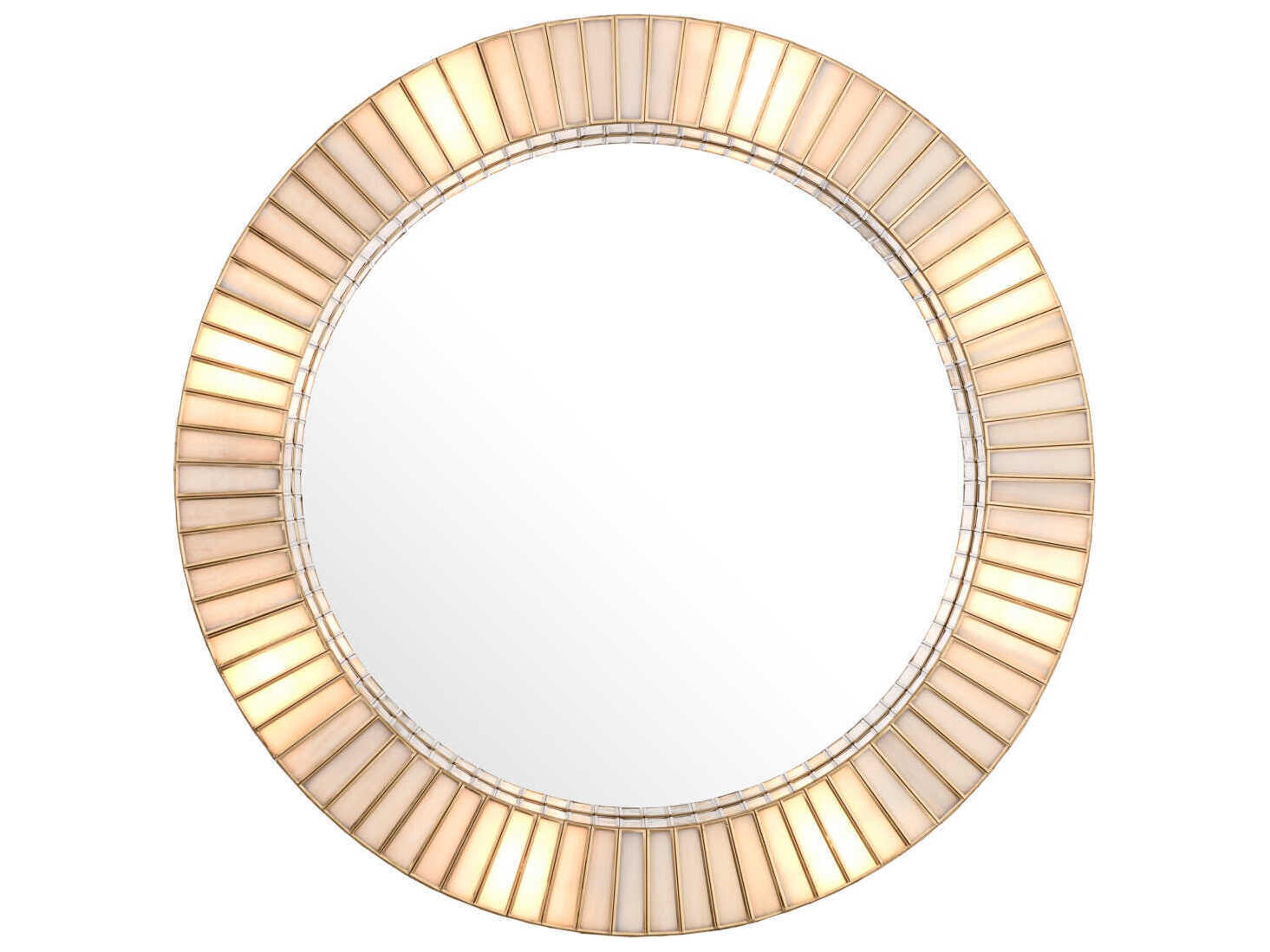 Eichholtz Monari With Light Antique Brass Mirror