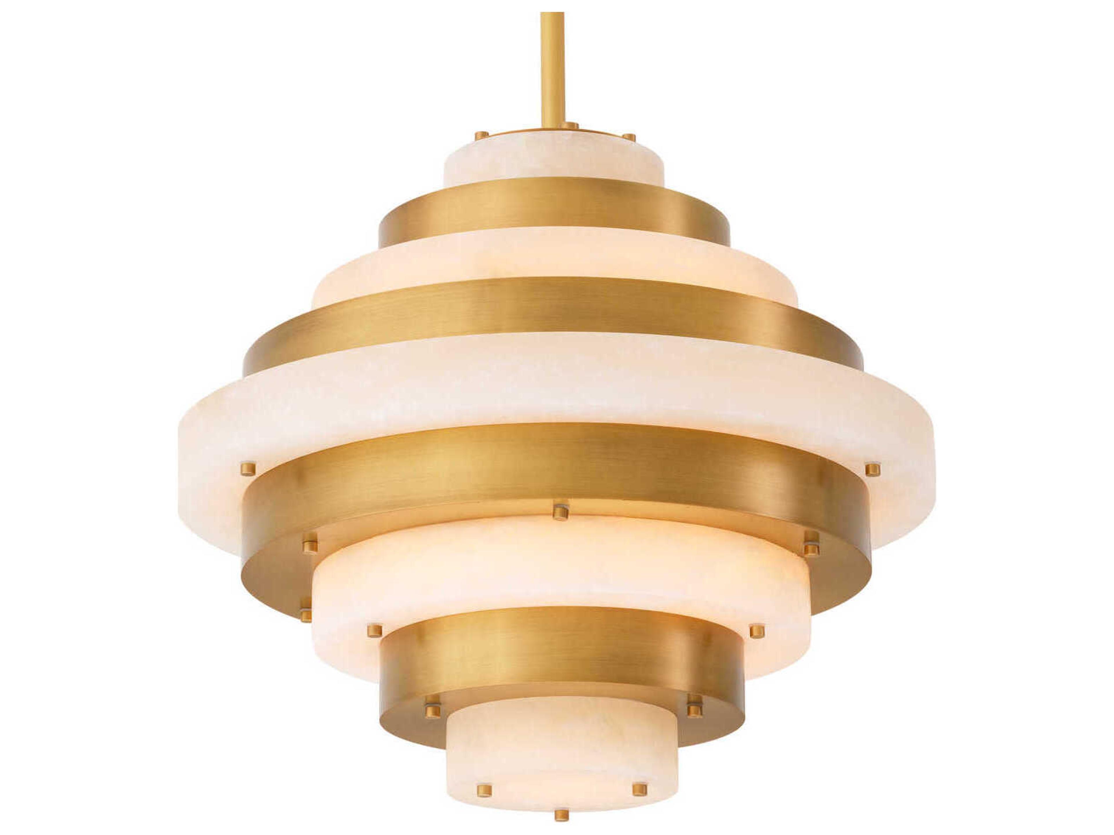 Lazzari Antique Brass Chandelier