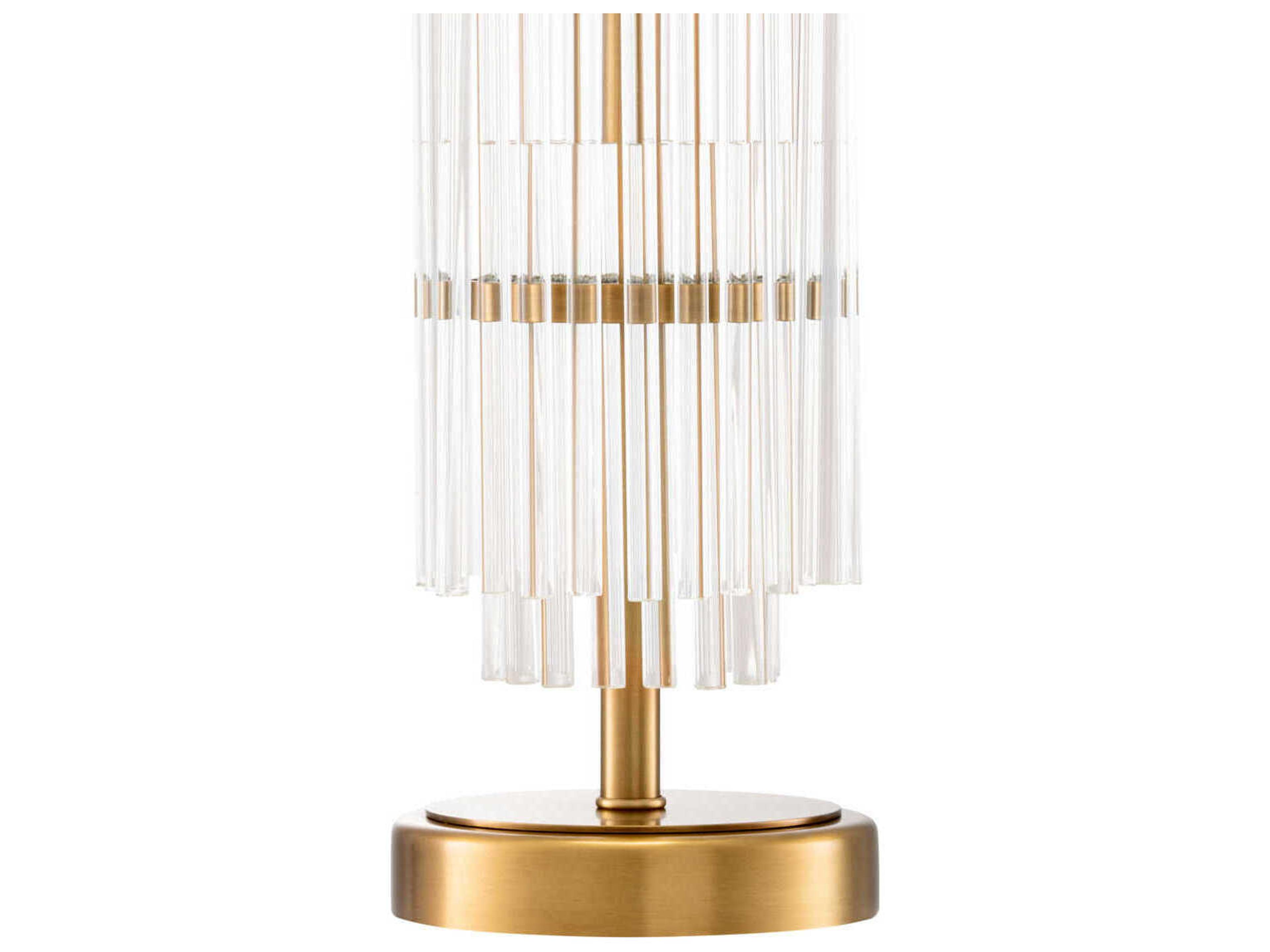 Eichholtz East Antique Brass Incl Shade Table Lamp