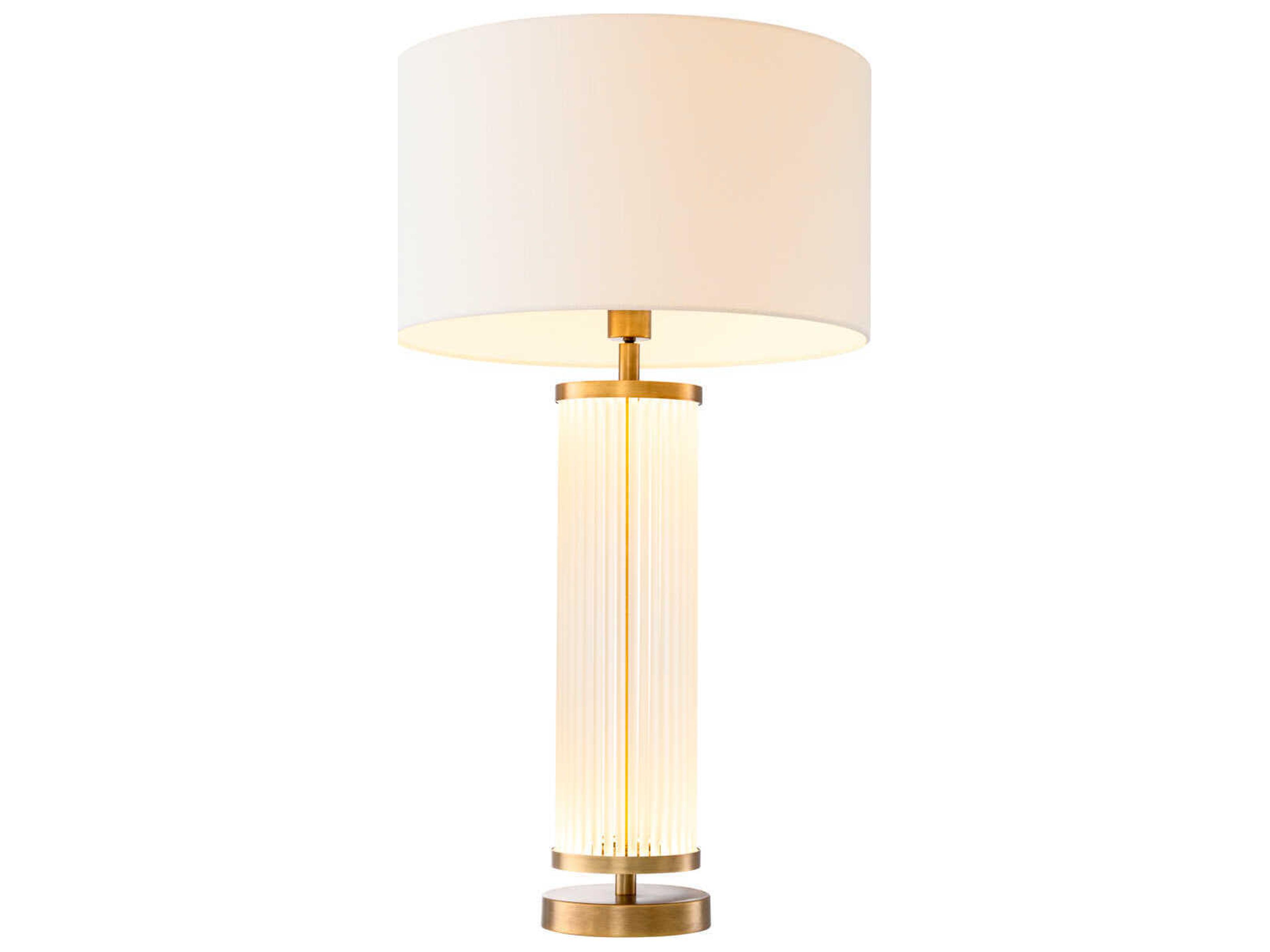 Eichholtz Thibaud Antique Brass Incl Shade Table Lamp