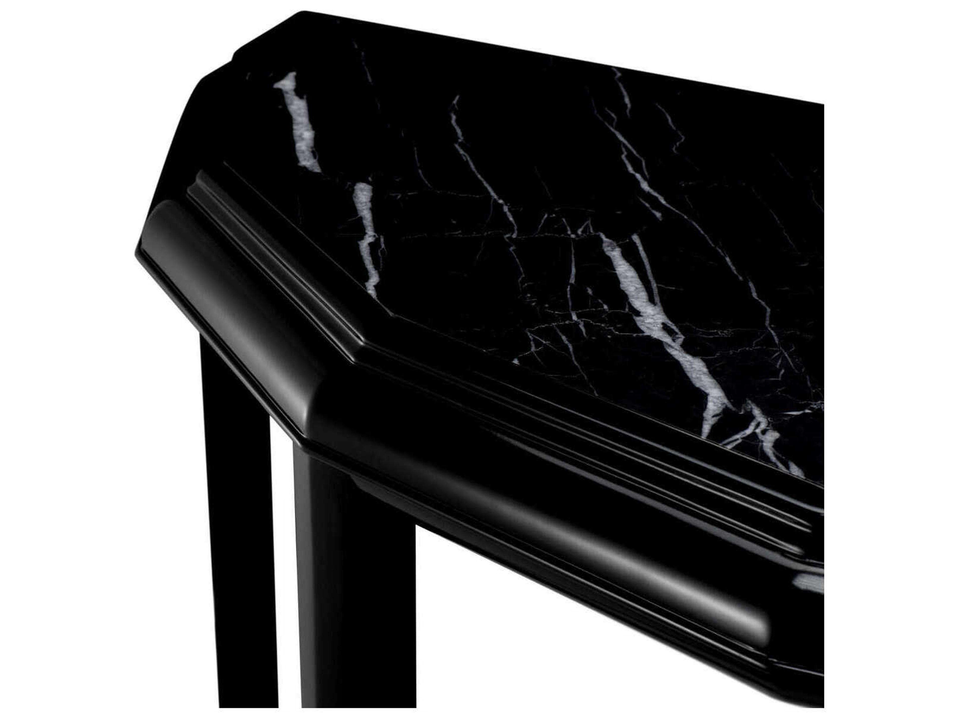 Eichholtz Javier Waxed Black Console Table