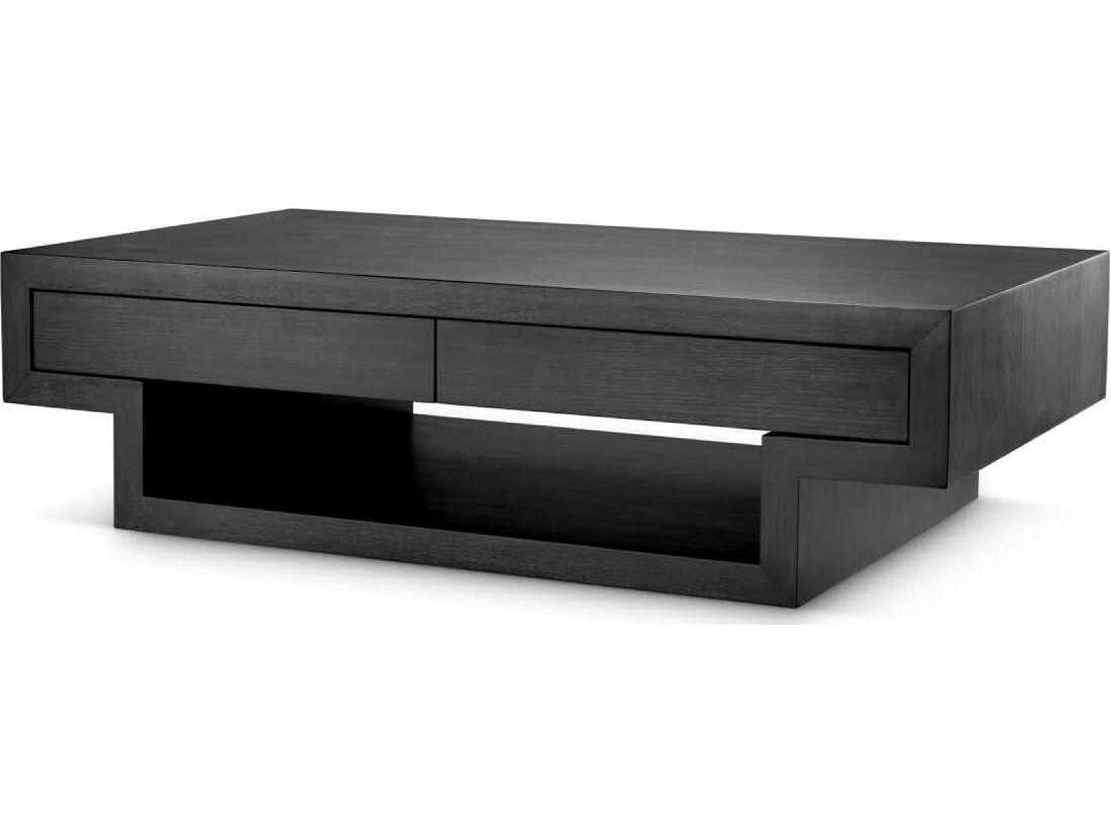 Rialto Coffee Table in Charcoal Grey Oak Veneer
