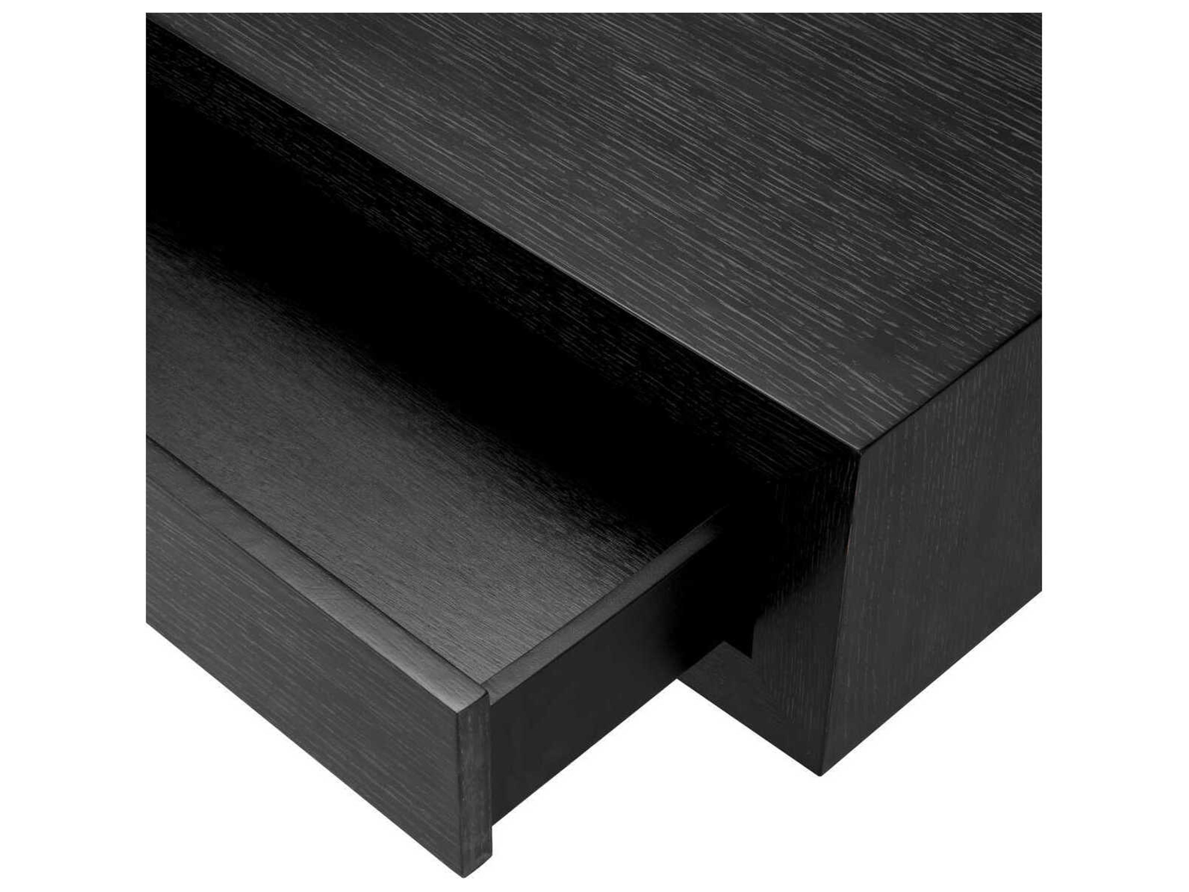 Eichholtz Rialto Charcoal Grey Oak Veneer Coffee Table