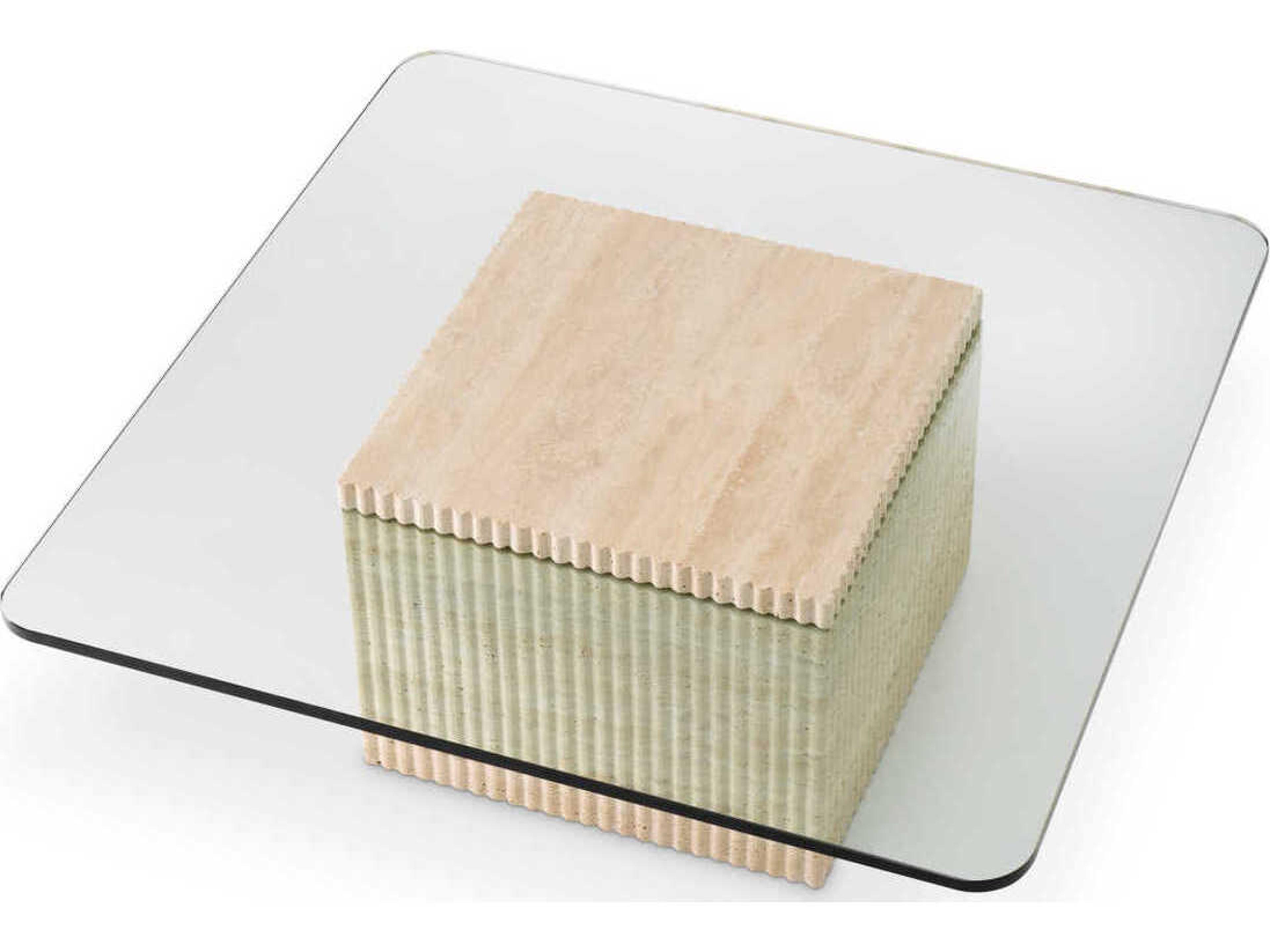 Eichholtz Brindisi Travertine Coffee Table