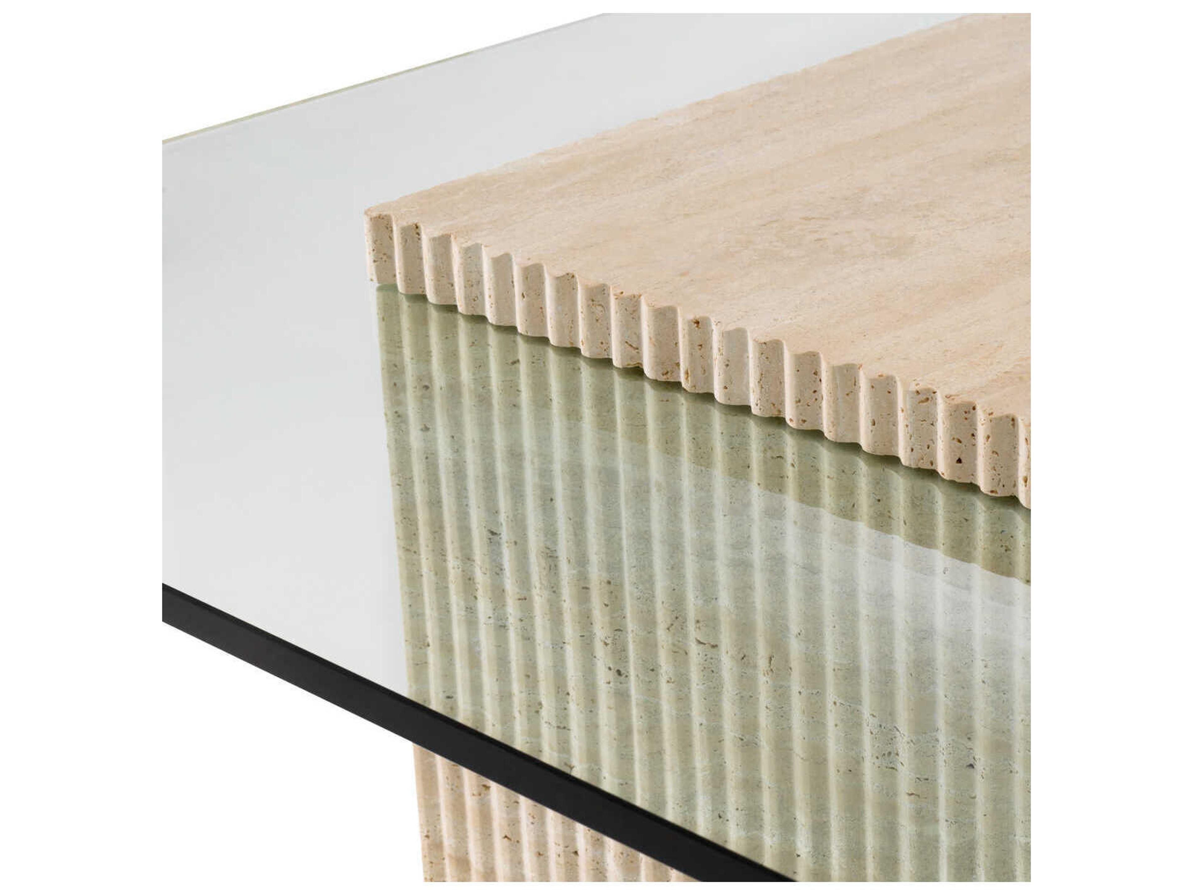 Eichholtz Brindisi Travertine Coffee Table