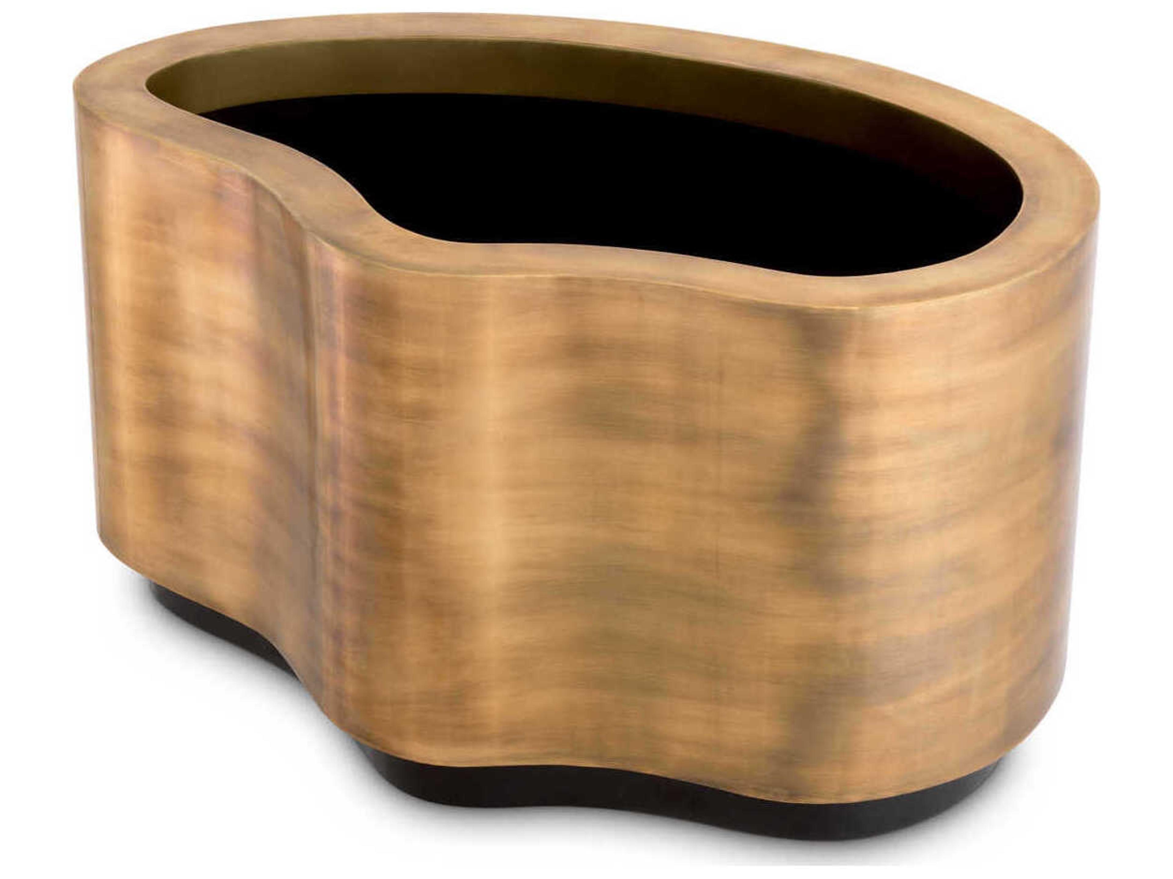 Eichholtz Monza Vintage Brass Planter