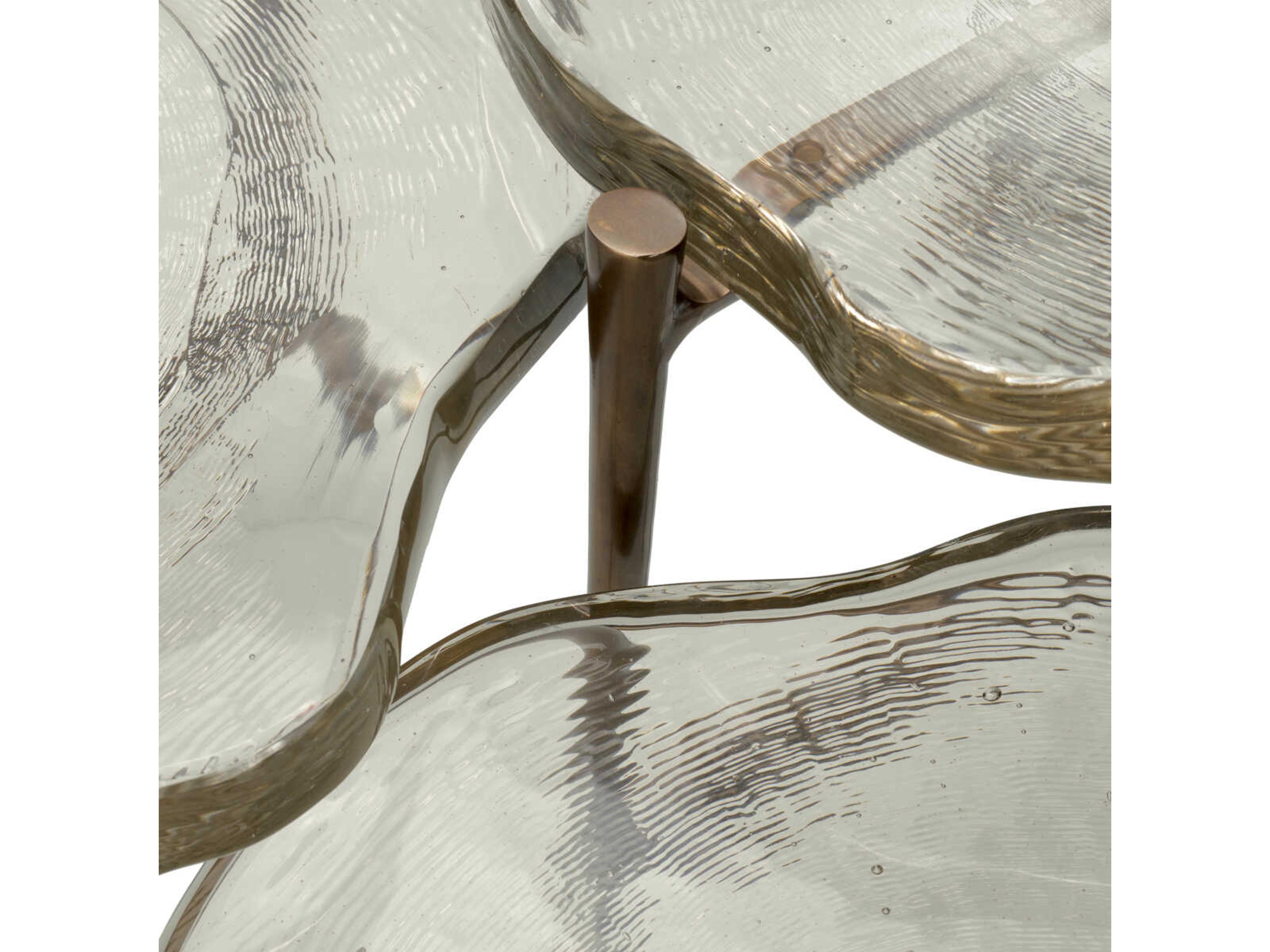 Eichholtz Baldovini Handmade Glass Set of 3 Coffee Table