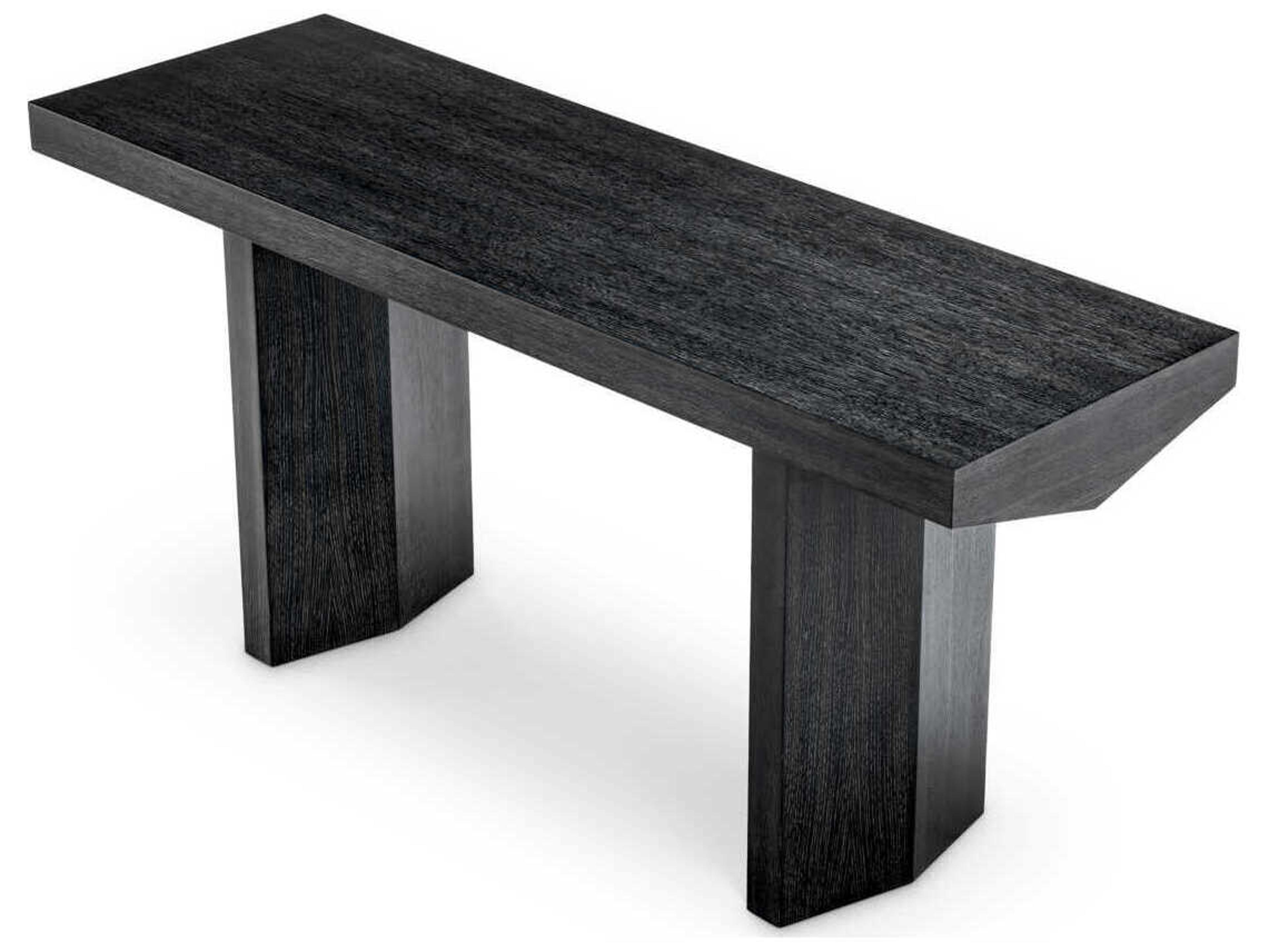 Eichholtz Tiburon Charcoal Grey Oak Veneer Console Table