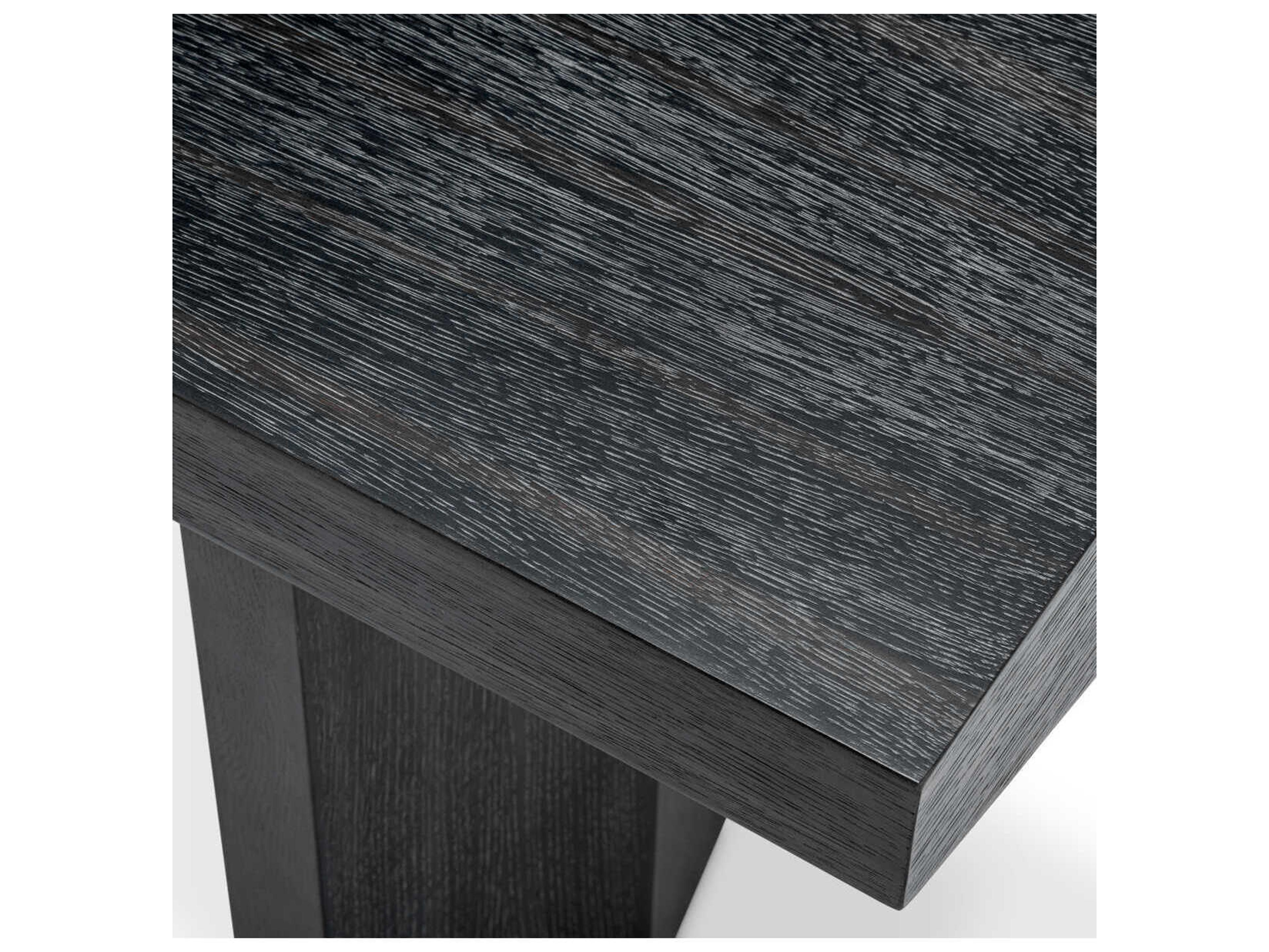Eichholtz Tiburon Charcoal Grey Oak Veneer Console Table
