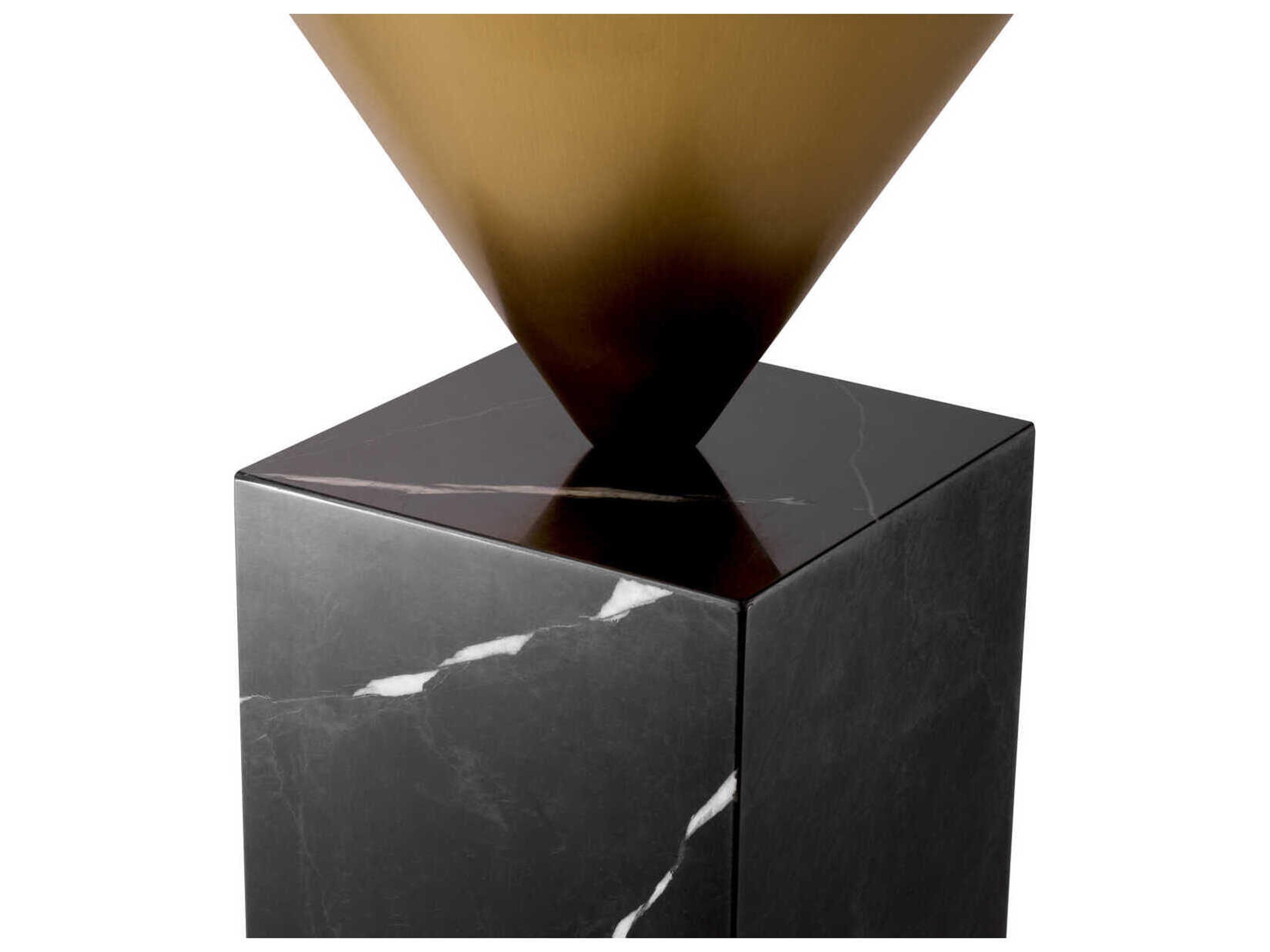 Eichholtz Nota Black Marble Side Table