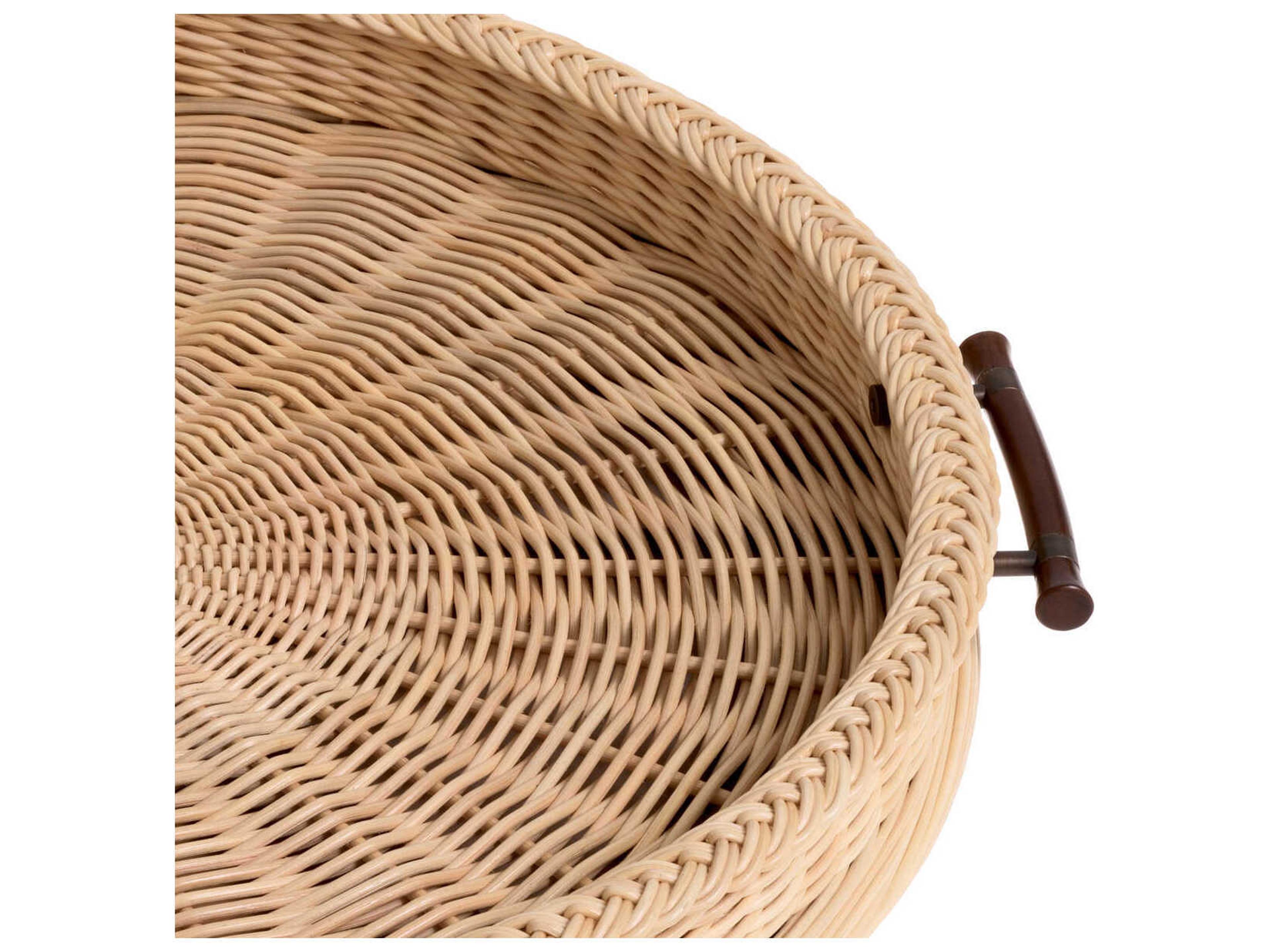 Eichholtz Vimini S Natural Rattan Tray