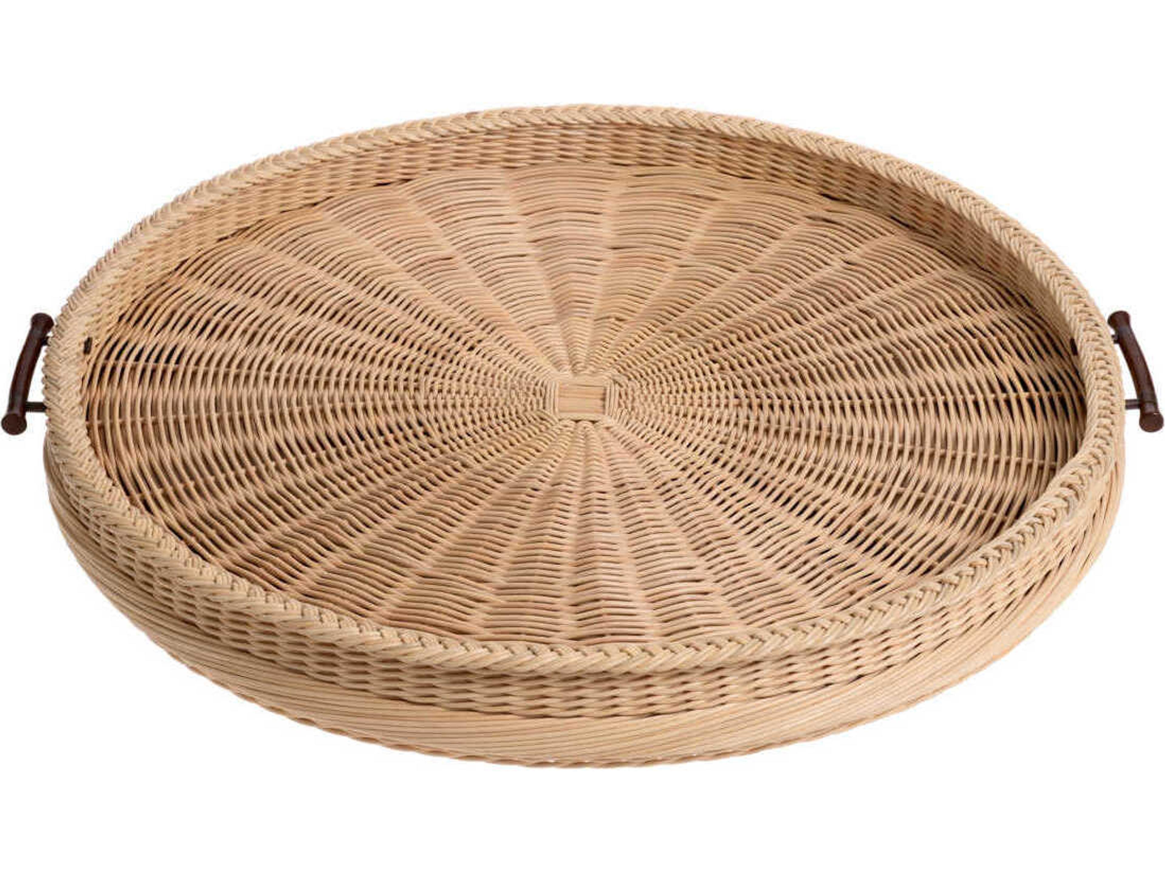 Eichholtz Vimini L Natural Rattan Tray