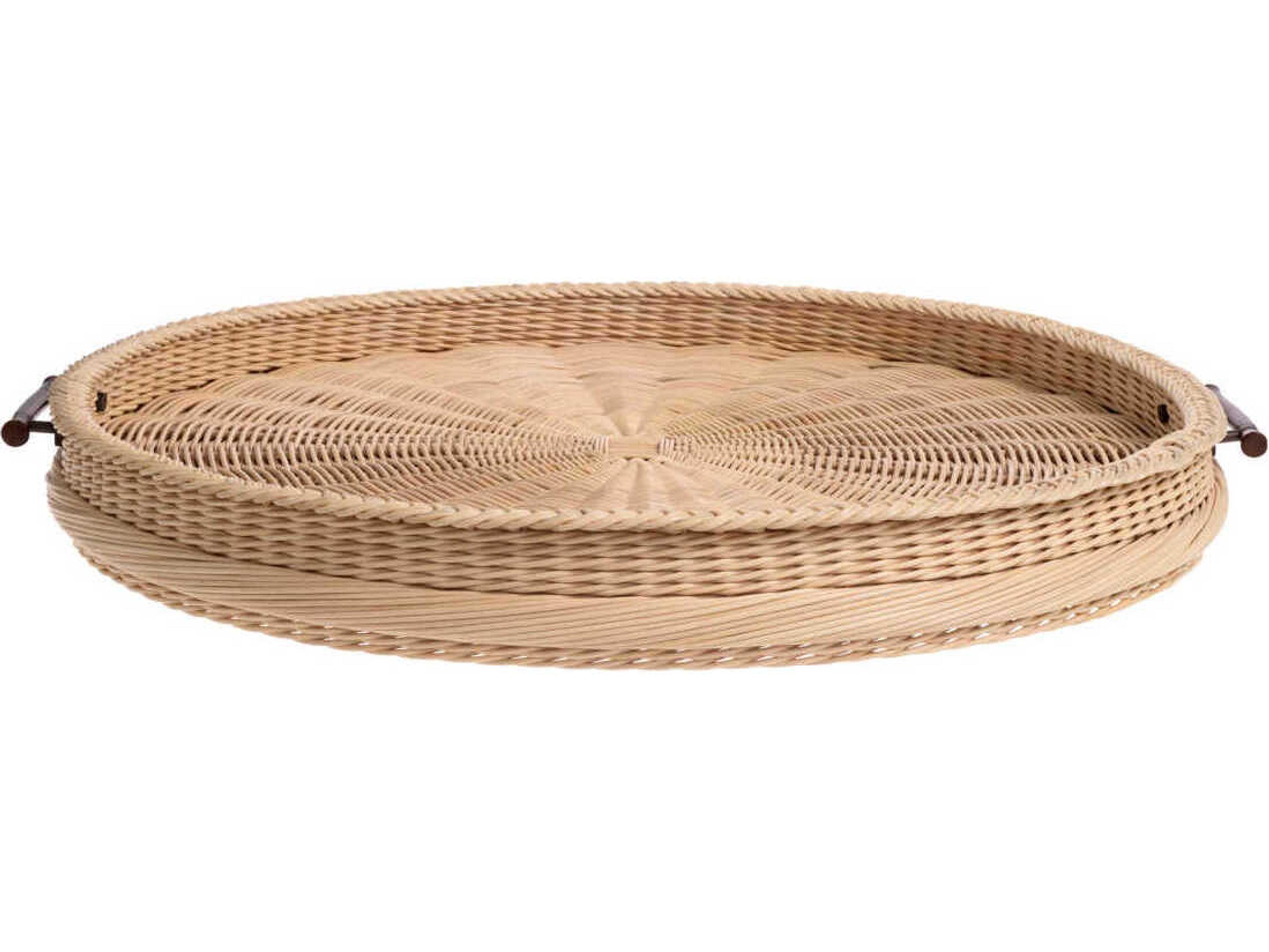 Eichholtz Vimini L Natural Rattan Tray
