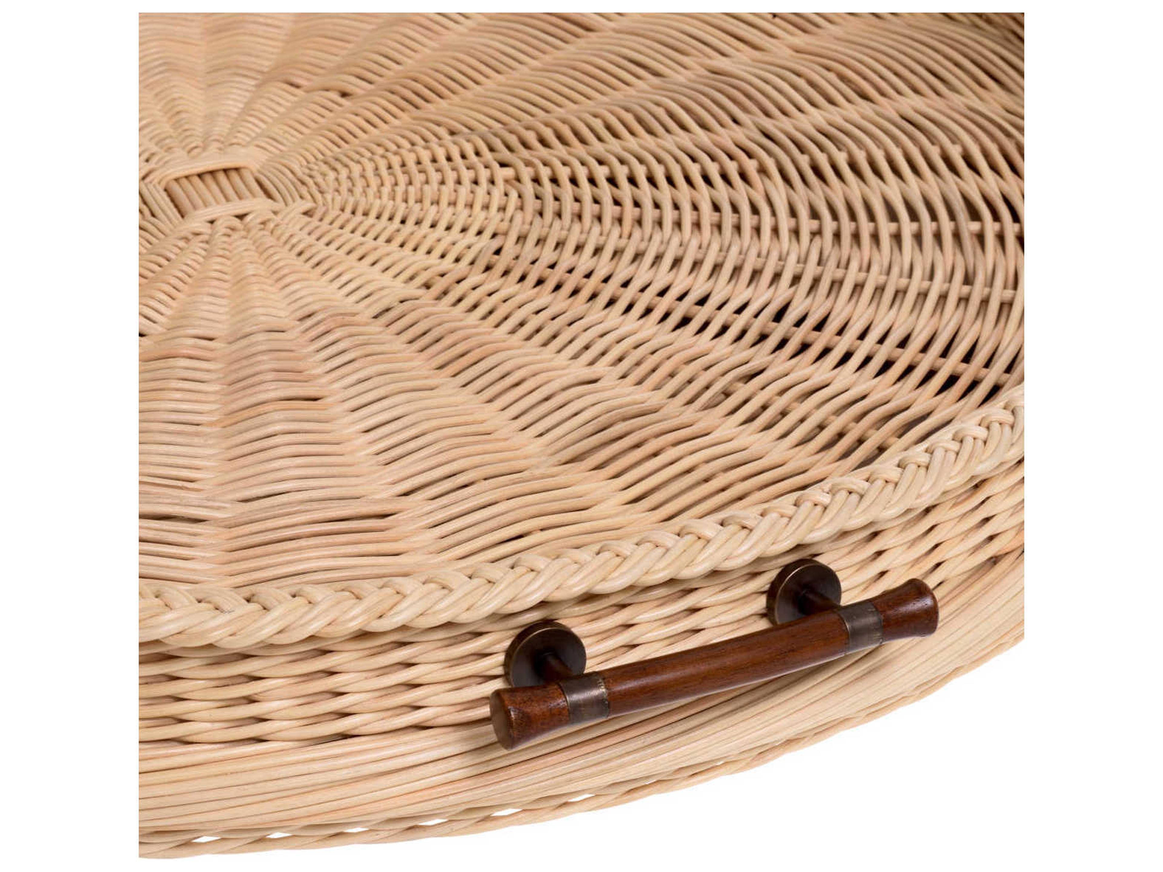 Eichholtz Vimini L Natural Rattan Tray