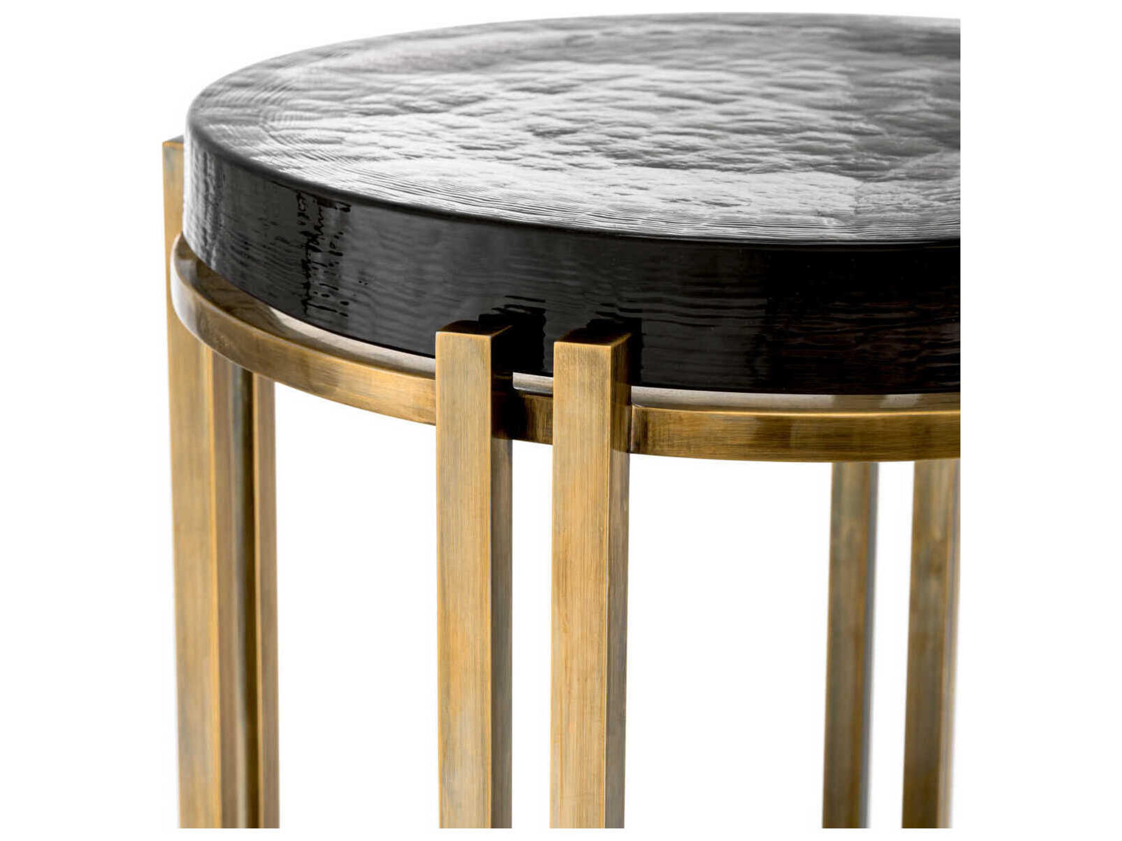 Eichholtz Claremont Vintage Brass Side Table