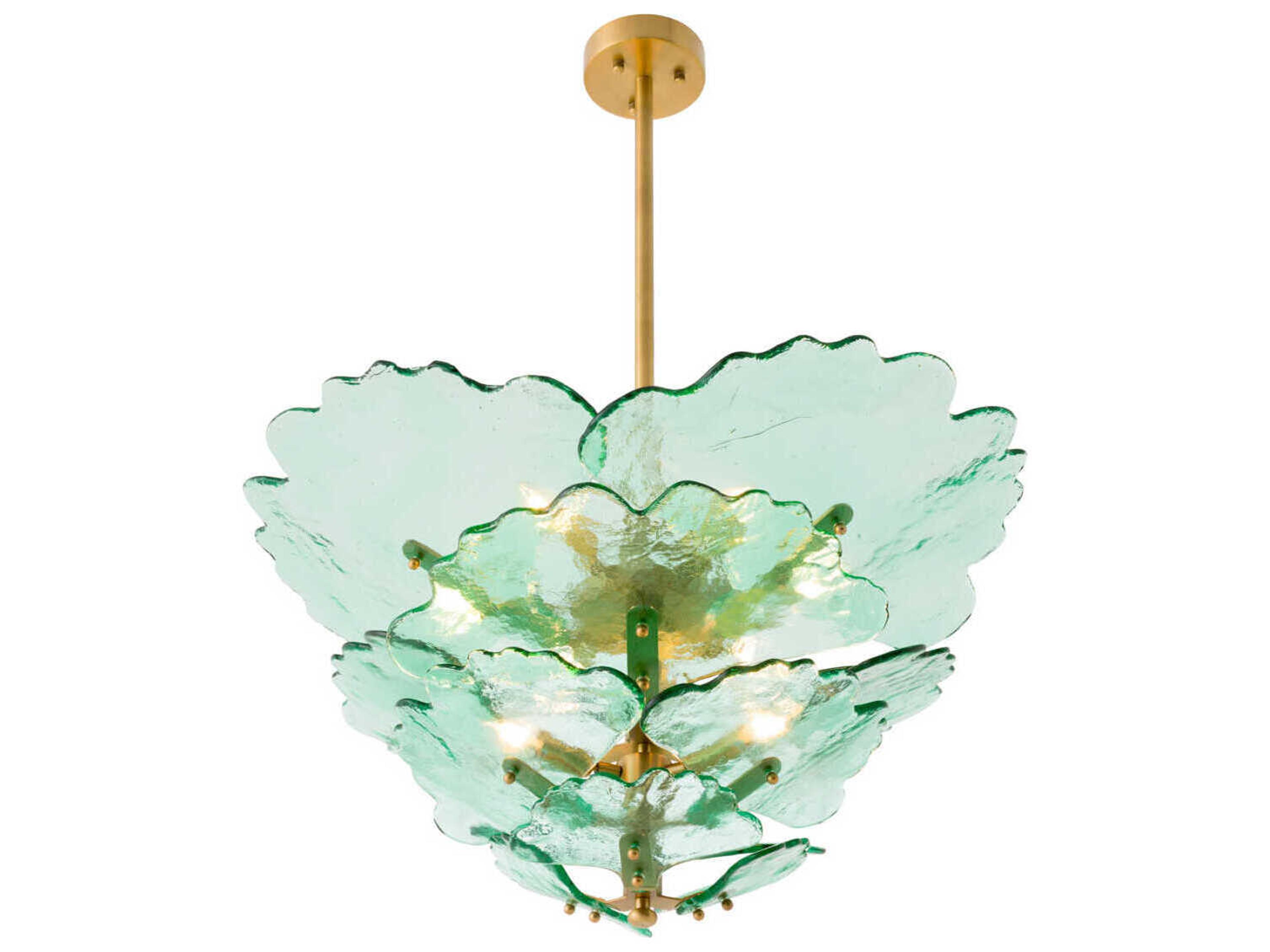 Eichholtz Florina Green Glass Chandelier