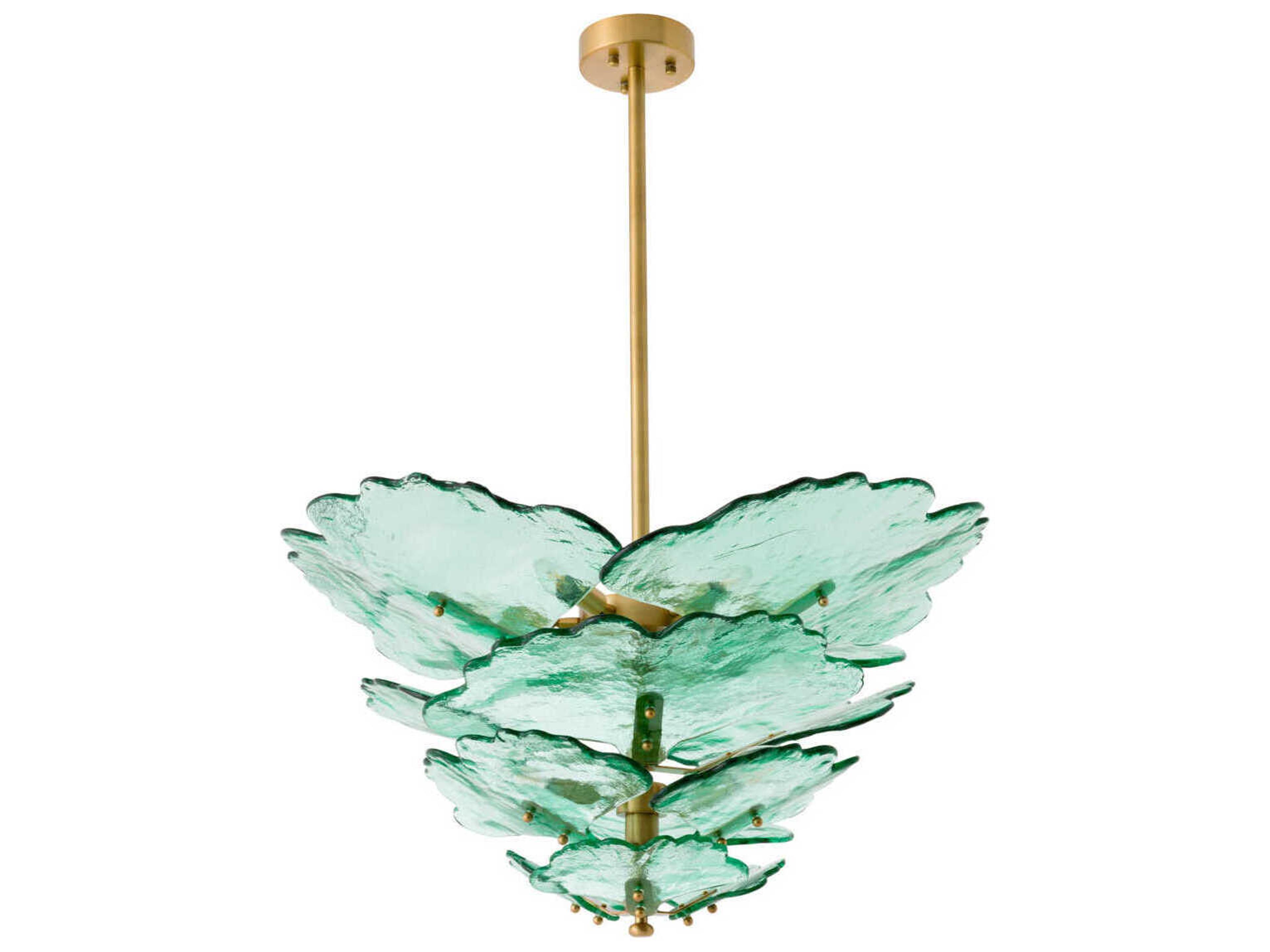Eichholtz Florina Green Glass Chandelier