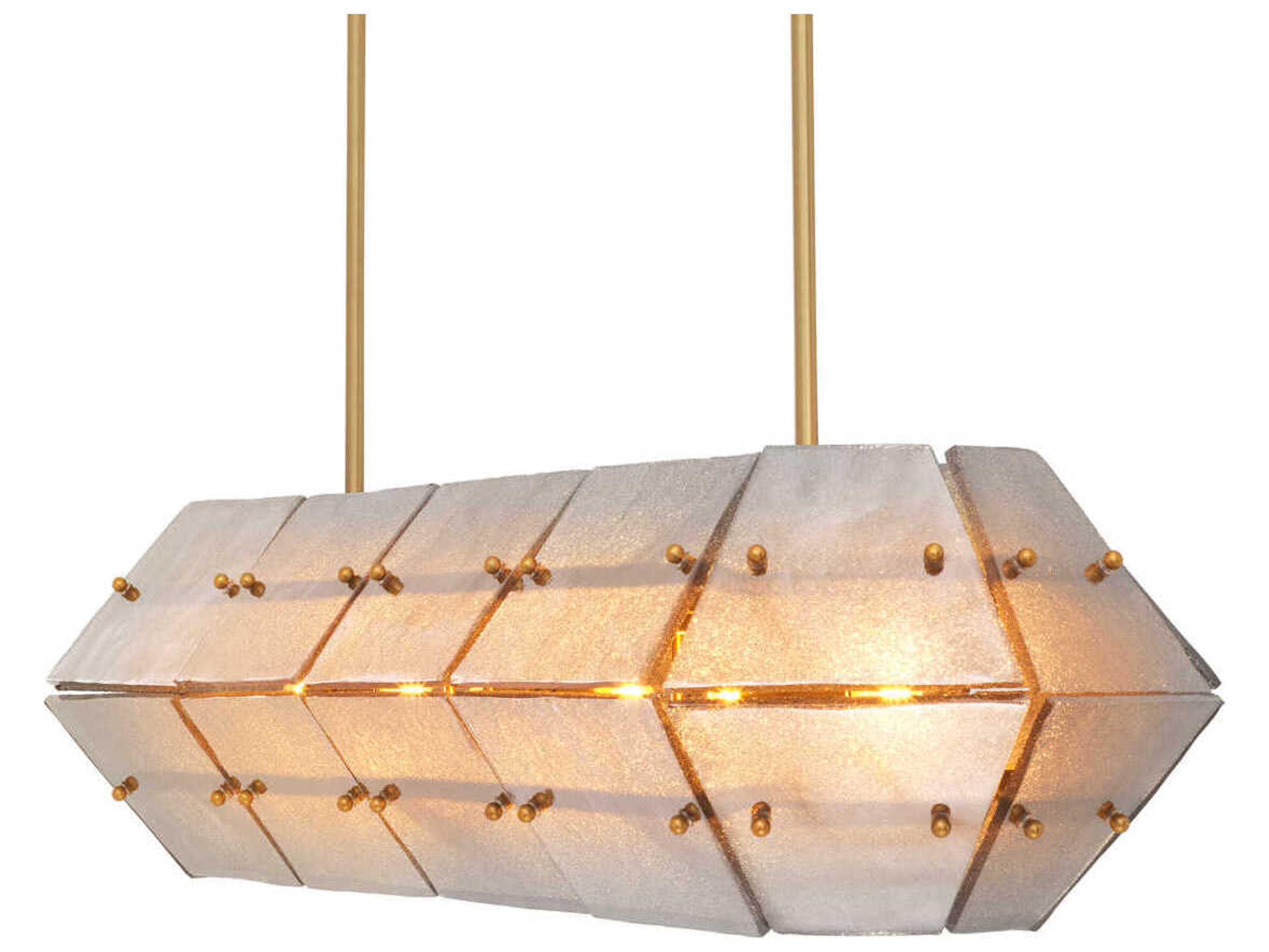 Eichholtz Ferrucci Antique Brass Chandelier