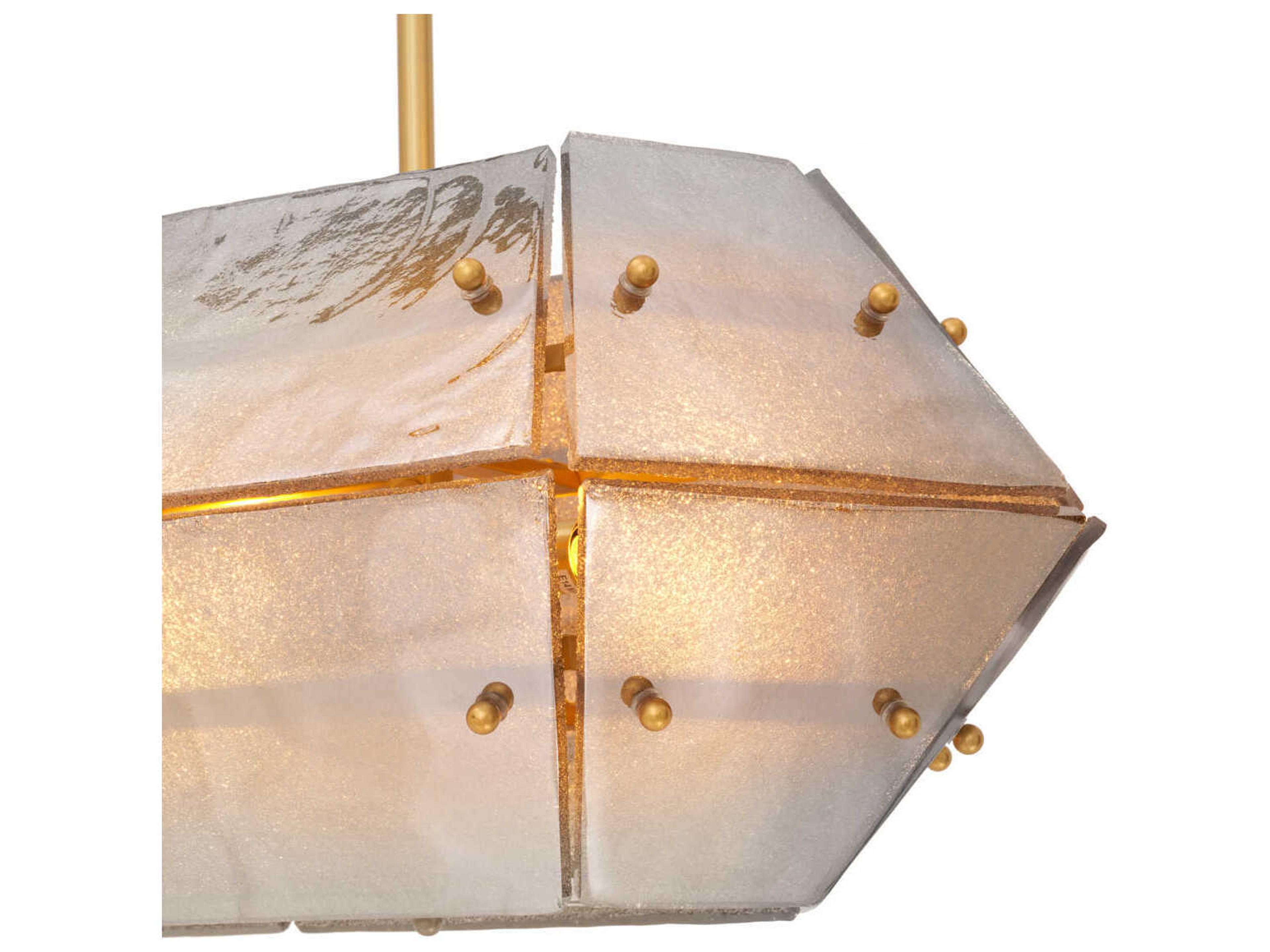 Eichholtz Ferrucci Antique Brass Chandelier