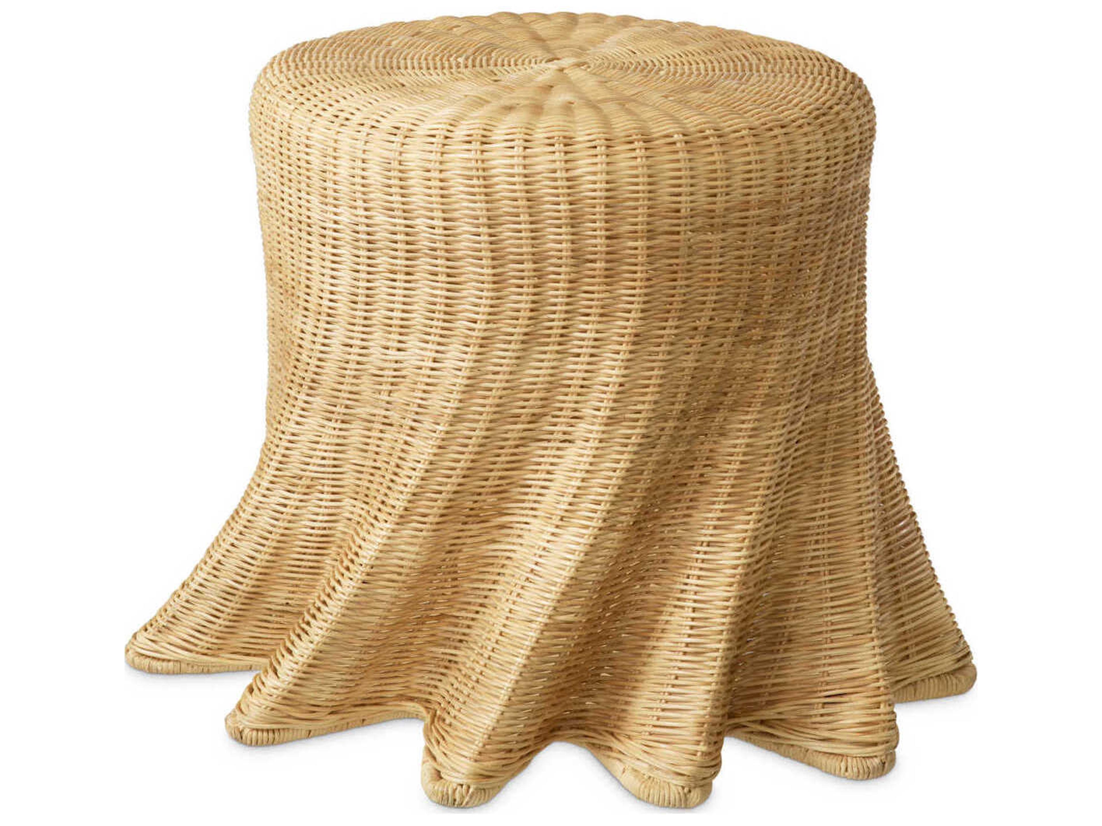 Eichholtz Rolph Natural Rattan Side Table