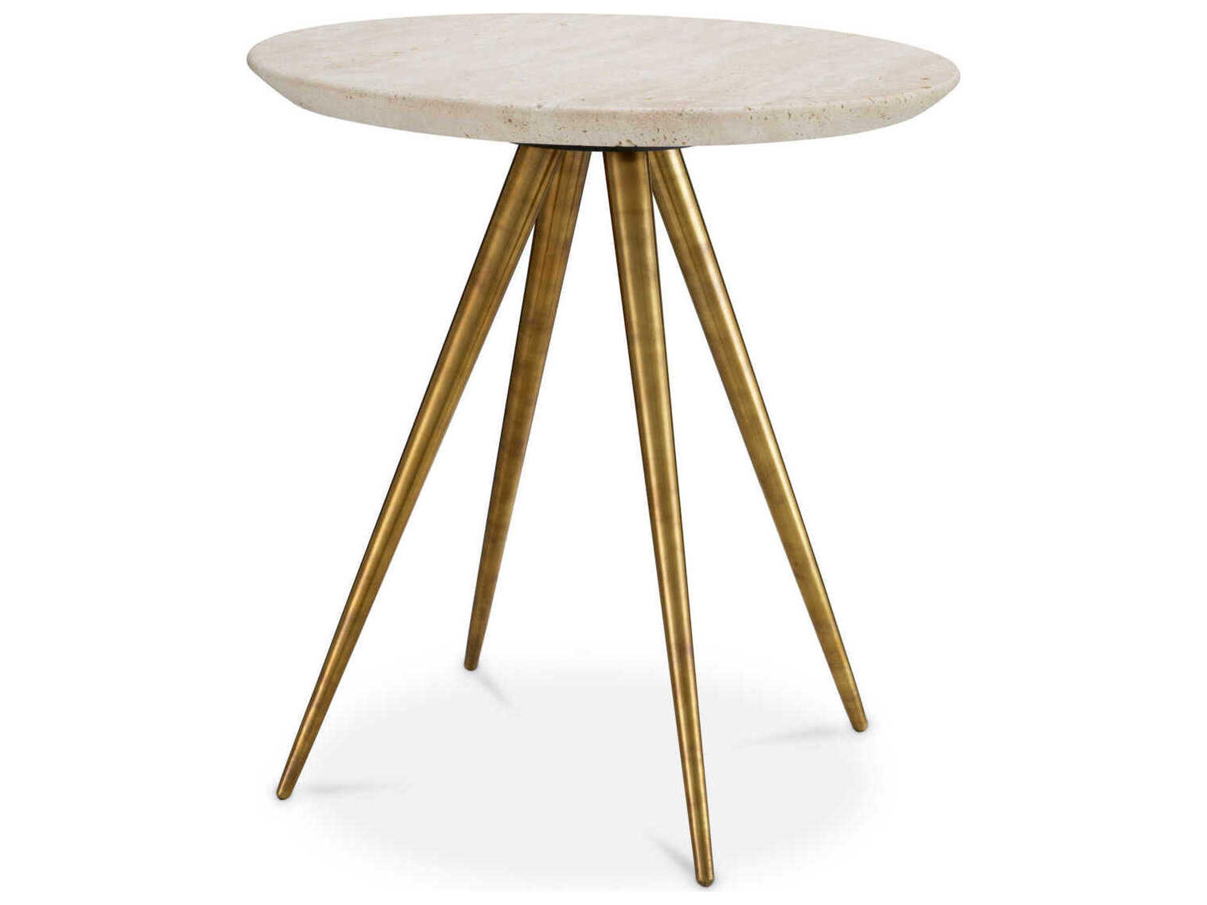 Ranco Travertine Side Table