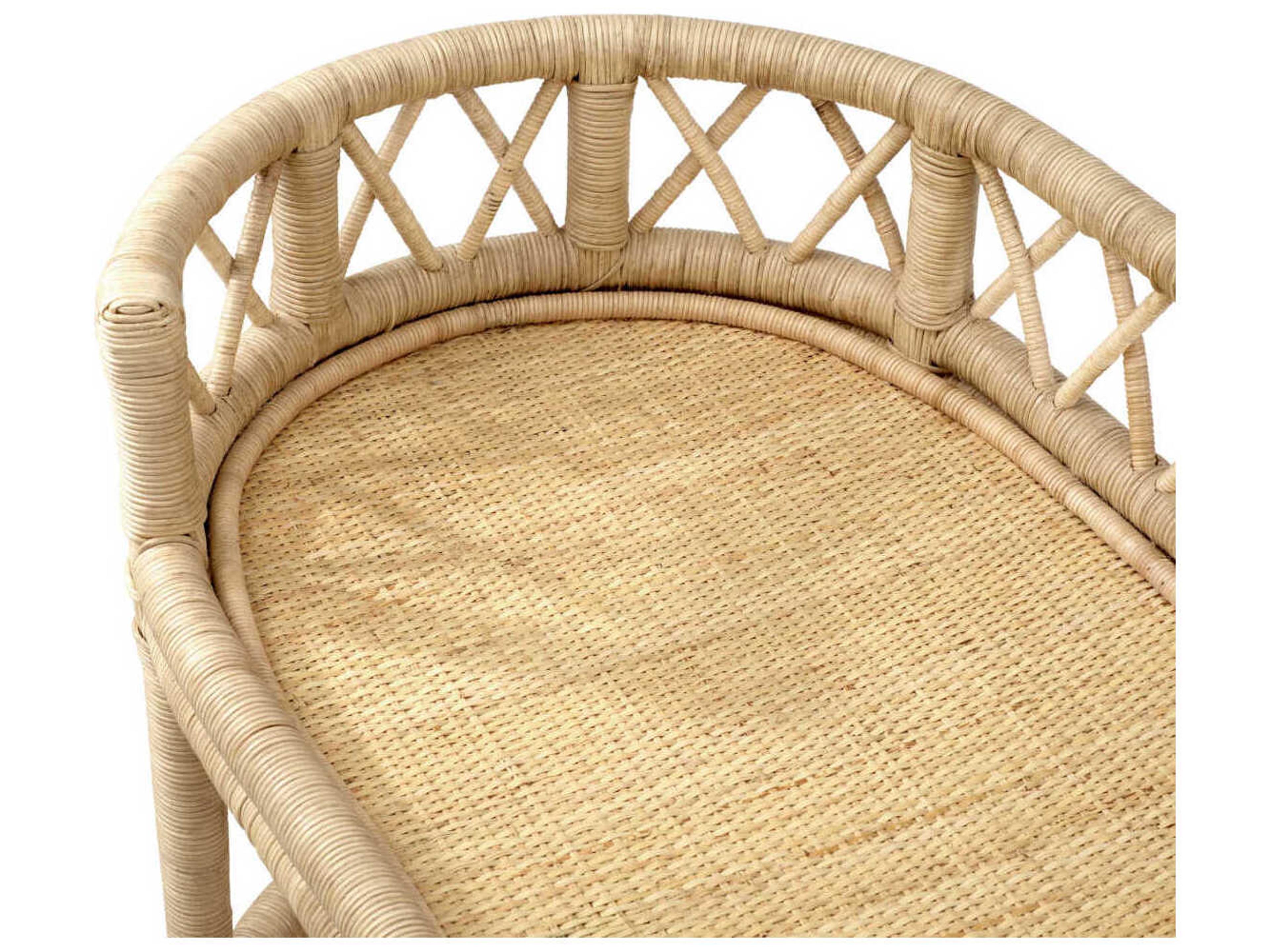 Eichholtz Dorini Natural Rattan Trolley