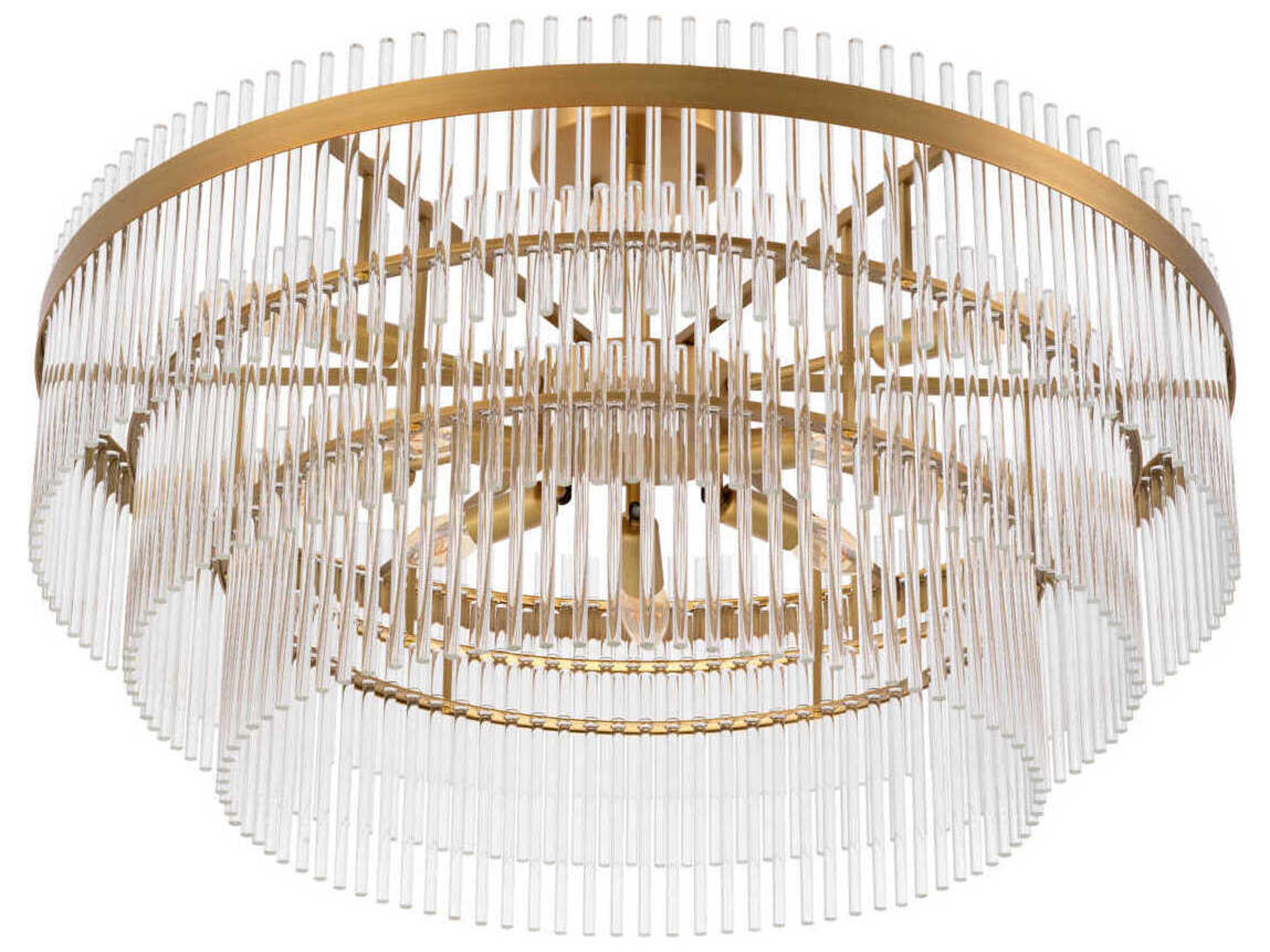 Eichholtz East Antique Brass Ceiling Lamp