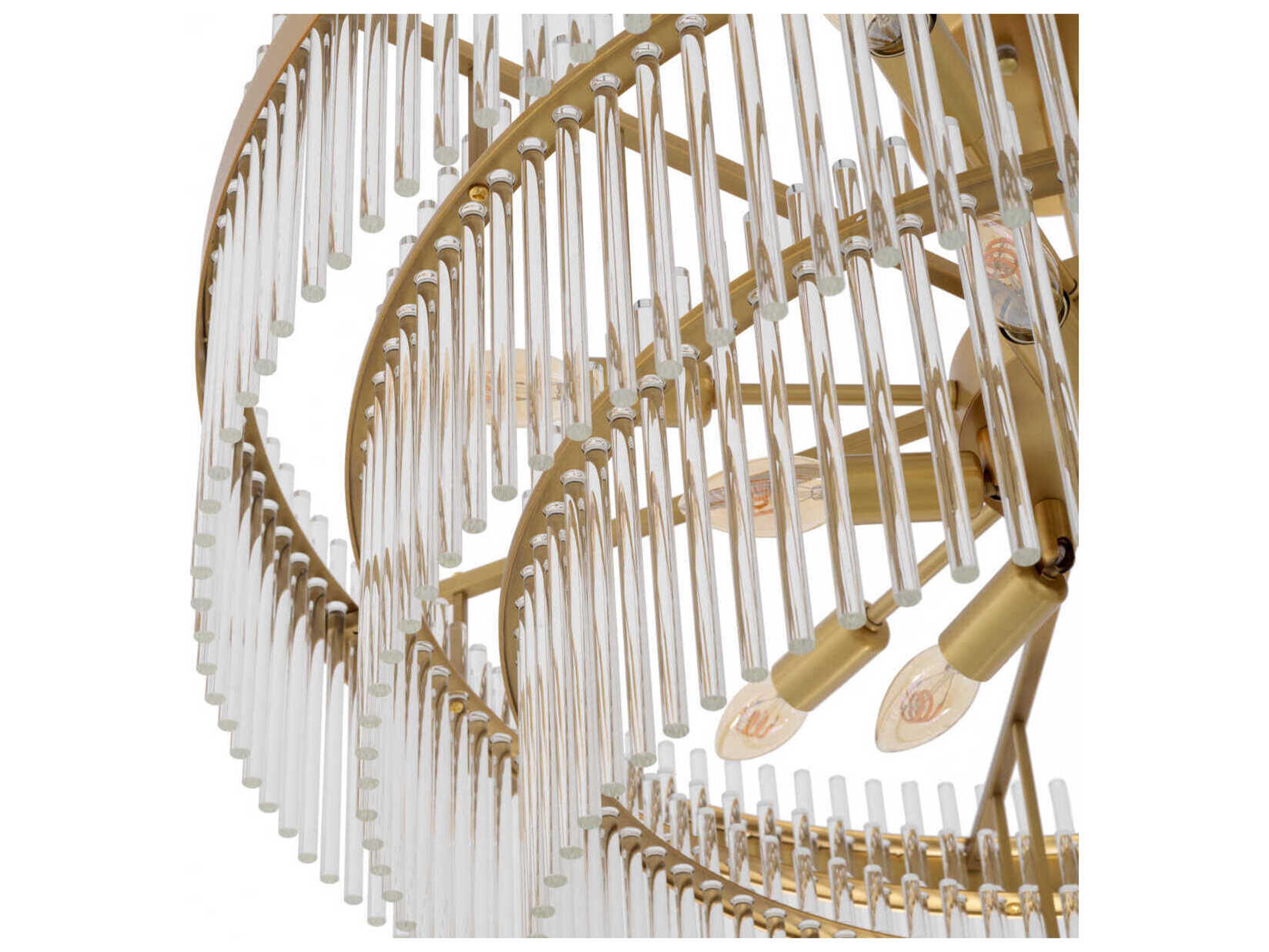 Eichholtz East Antique Brass Ceiling Lamp