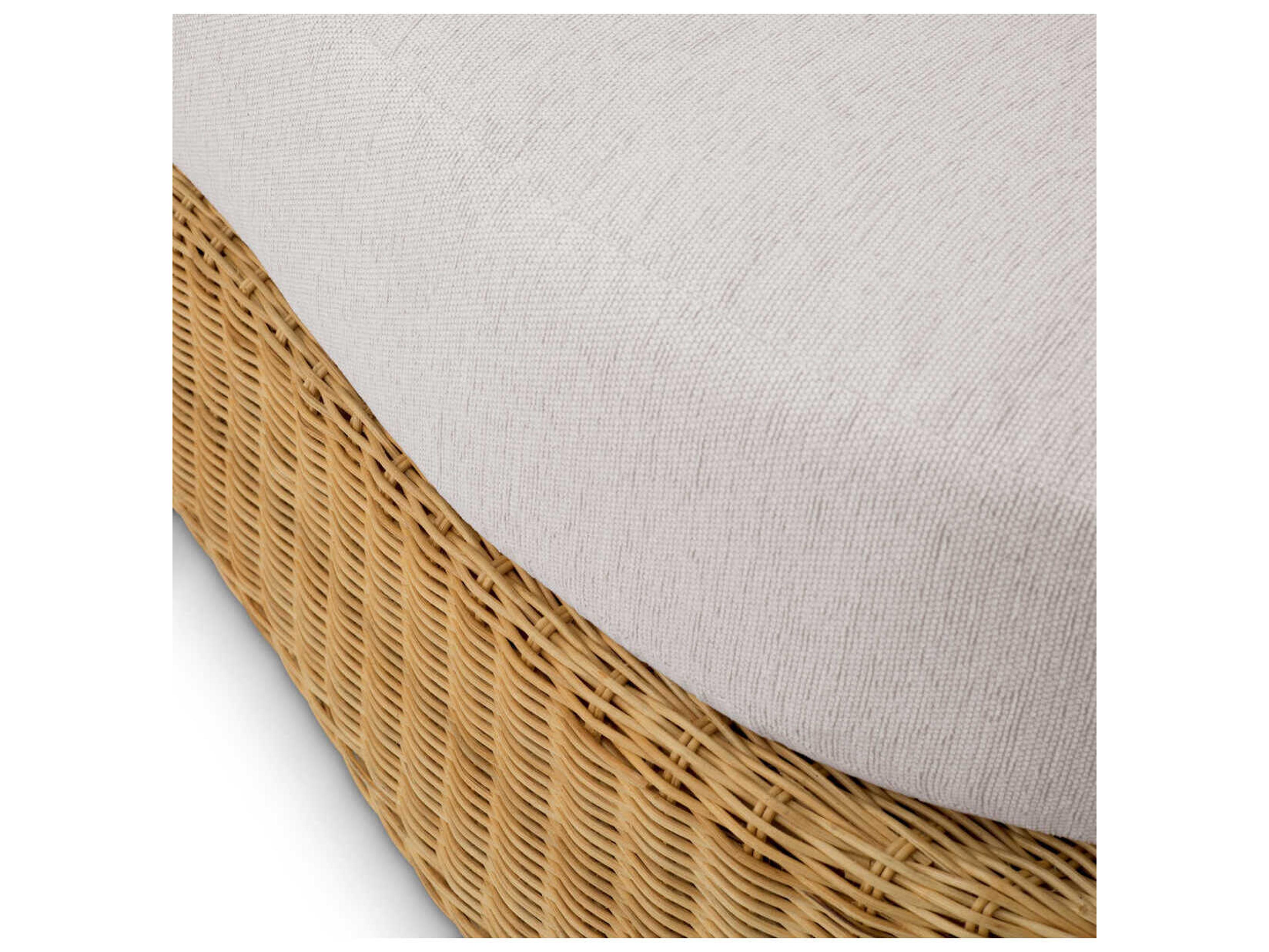 Eichholtz Rafael Natural Rattan Sentier Cream Sofa