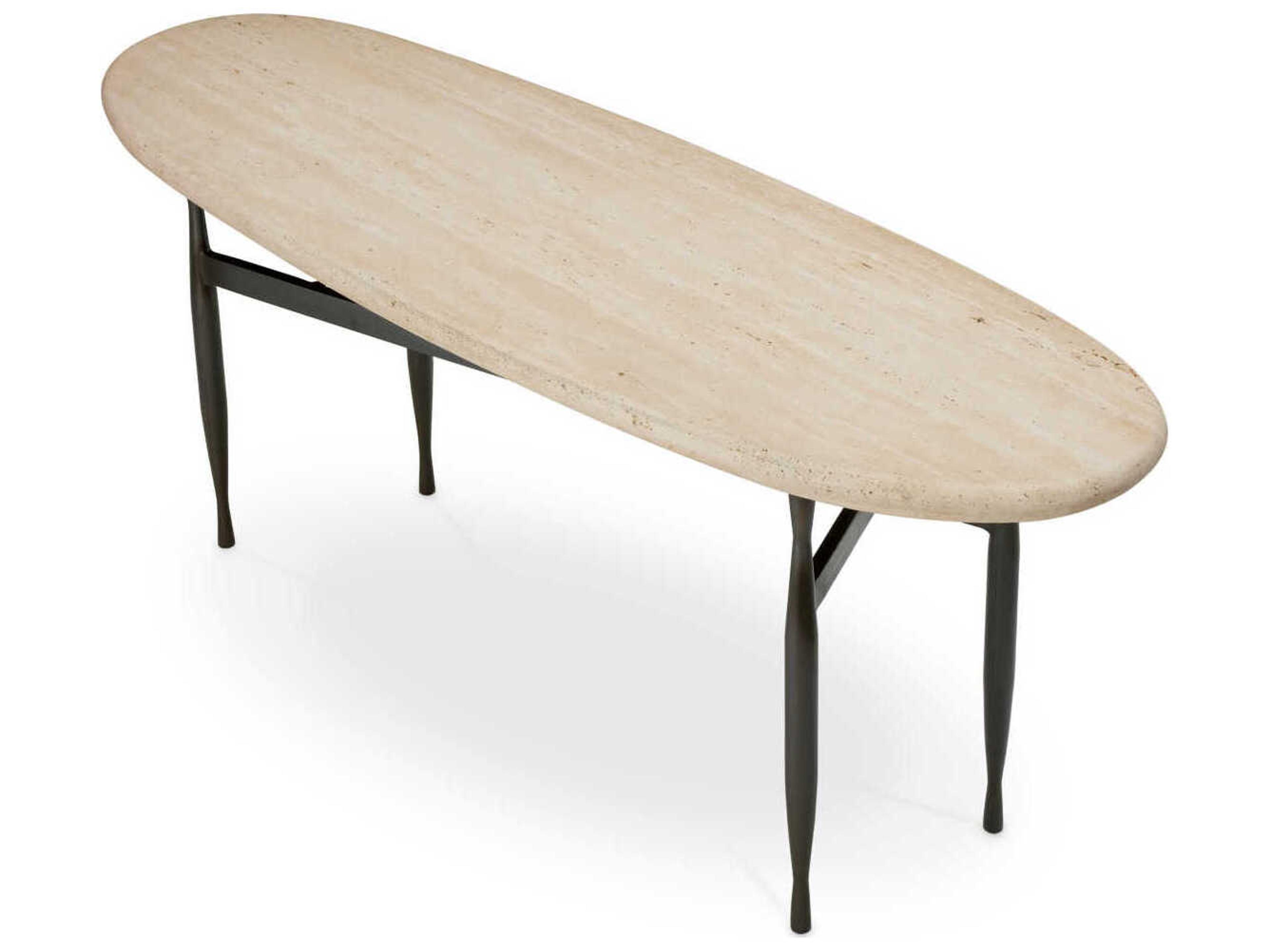 Eichholtz Palermo Travertine Console Table