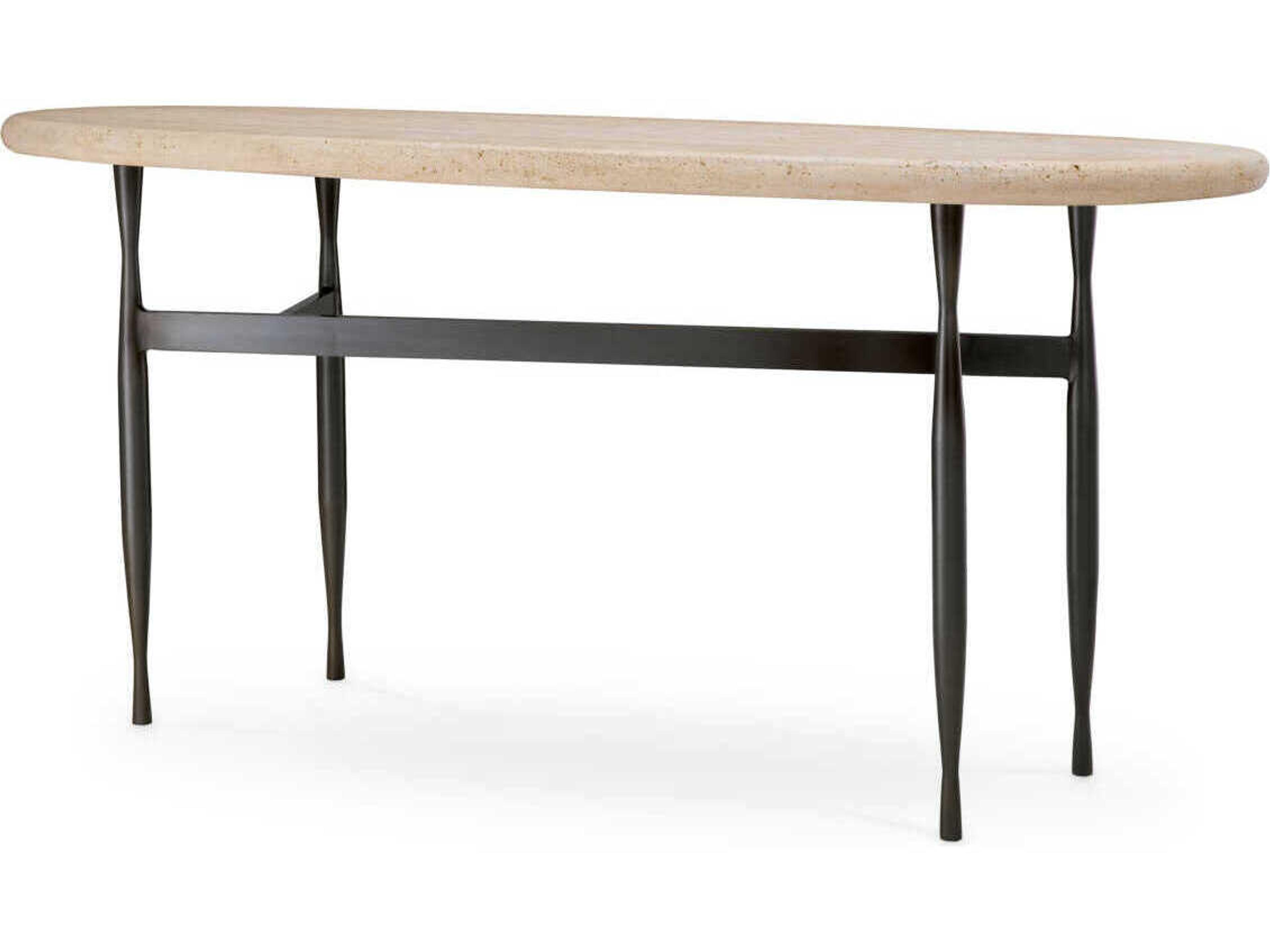 Eichholtz Palermo Travertine Console Table