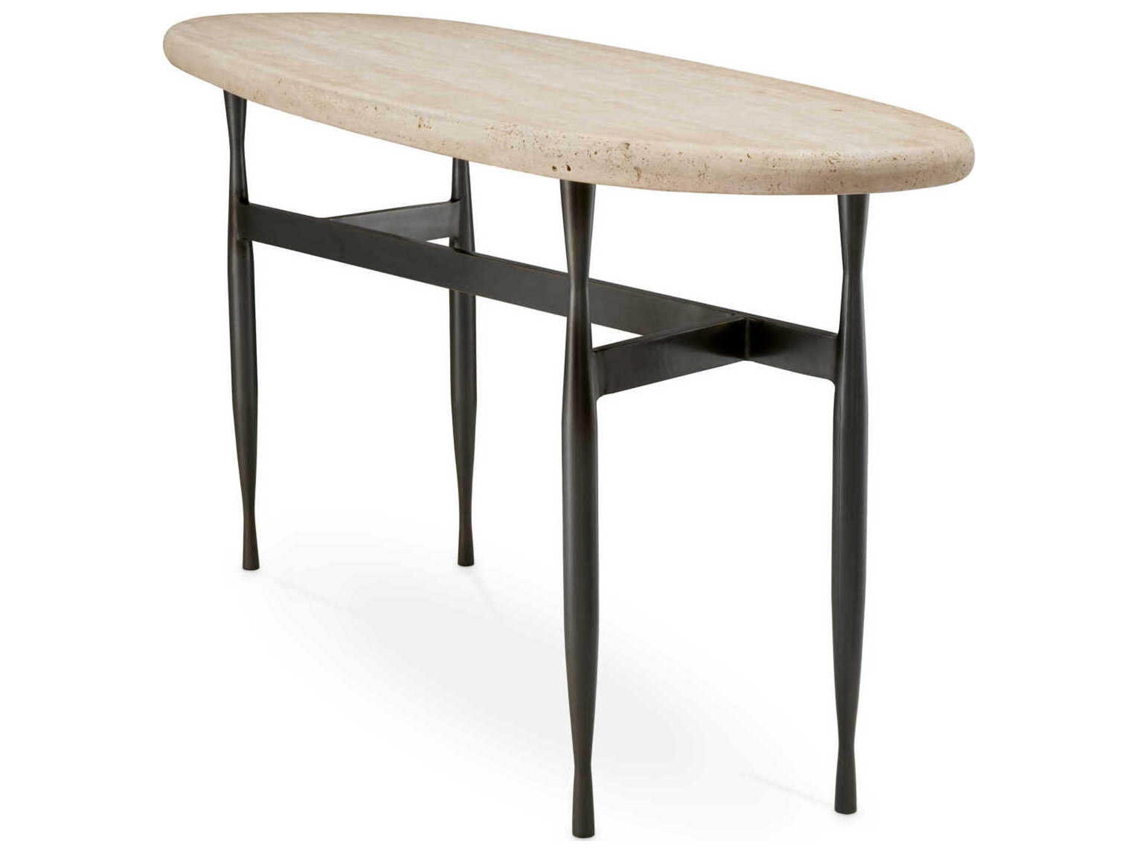 Eichholtz Palermo Travertine Console Table